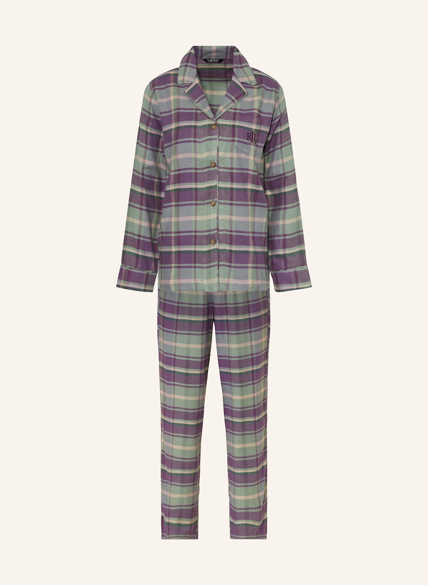 LAUREN RALPH LAUREN Flannel pajamas