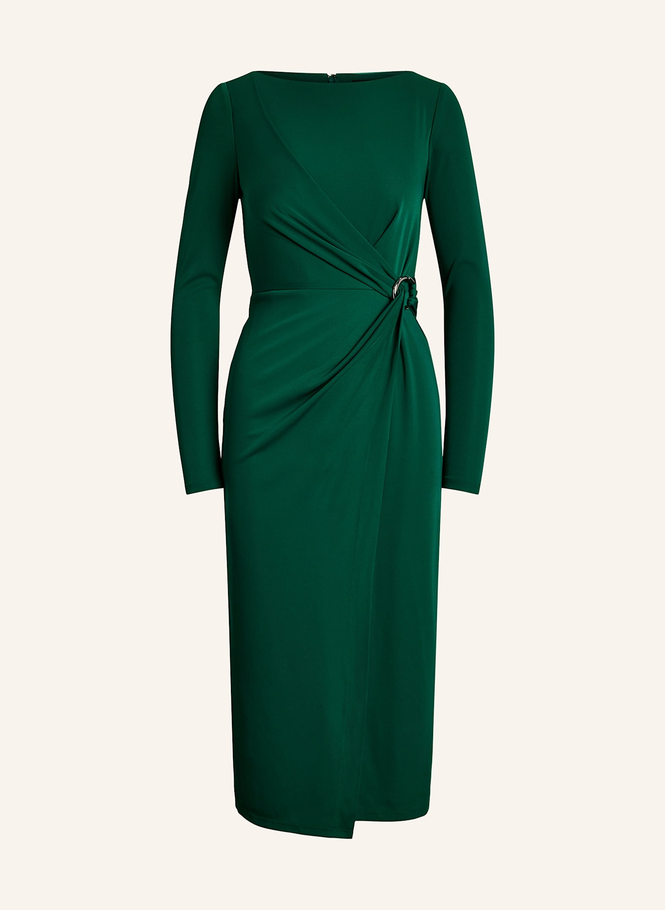 Ralph lauren green wrap dress clearance
