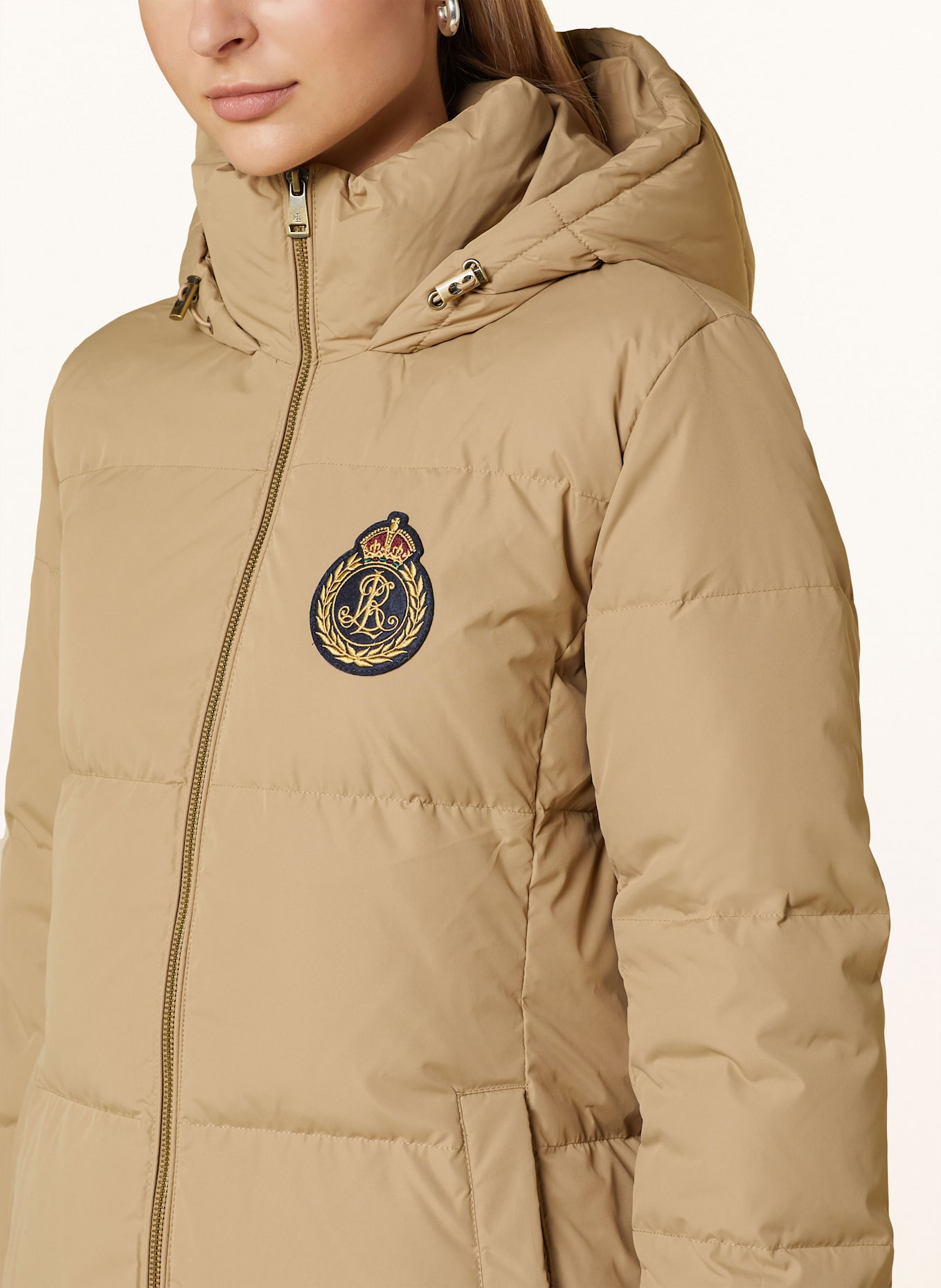 LAUREN RALPH LAUREN Płaszcz puchowy: BEŻOWY