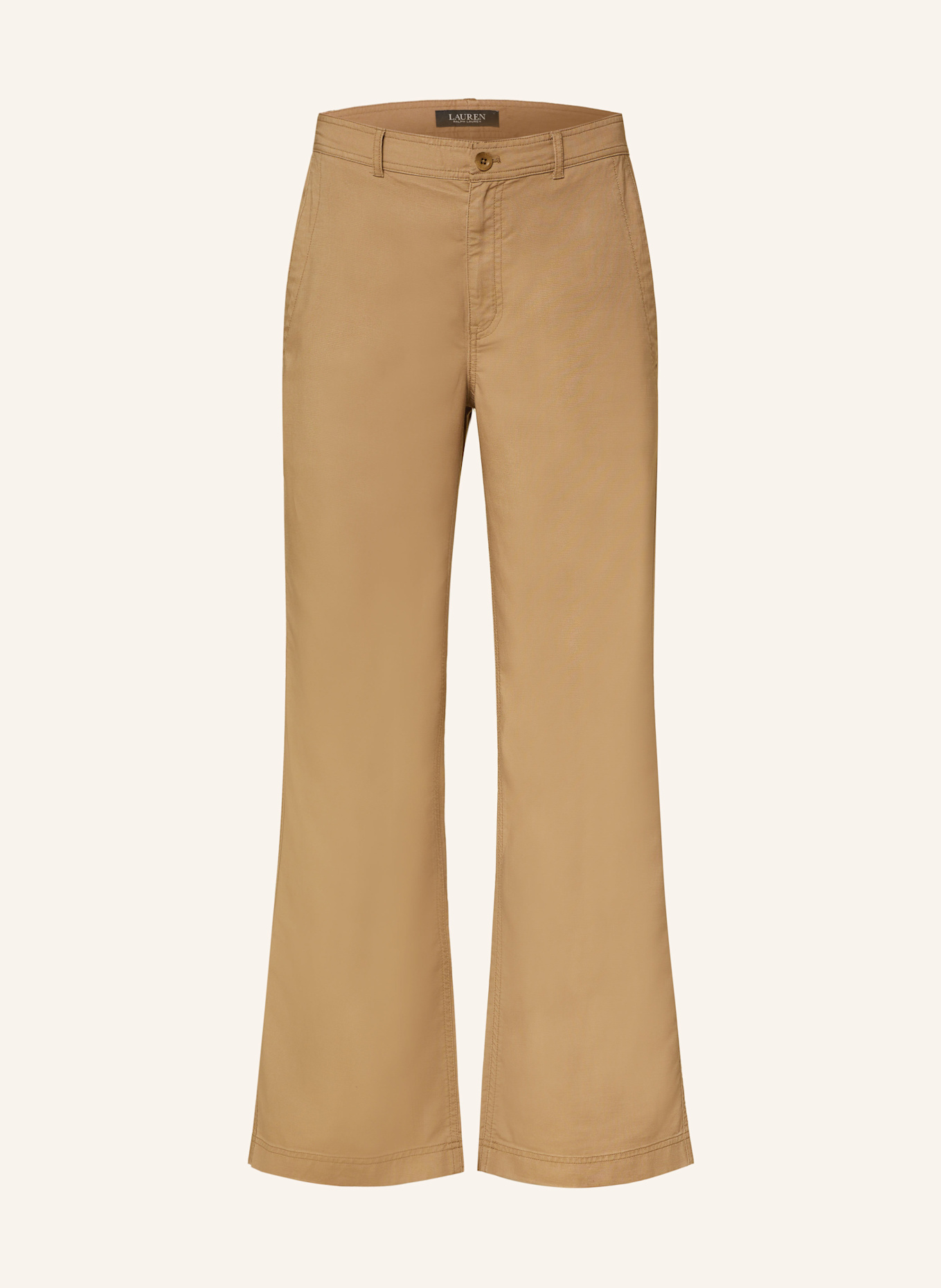 LAUREN RALPH LAUREN Wide leg trousers: BEIGE
