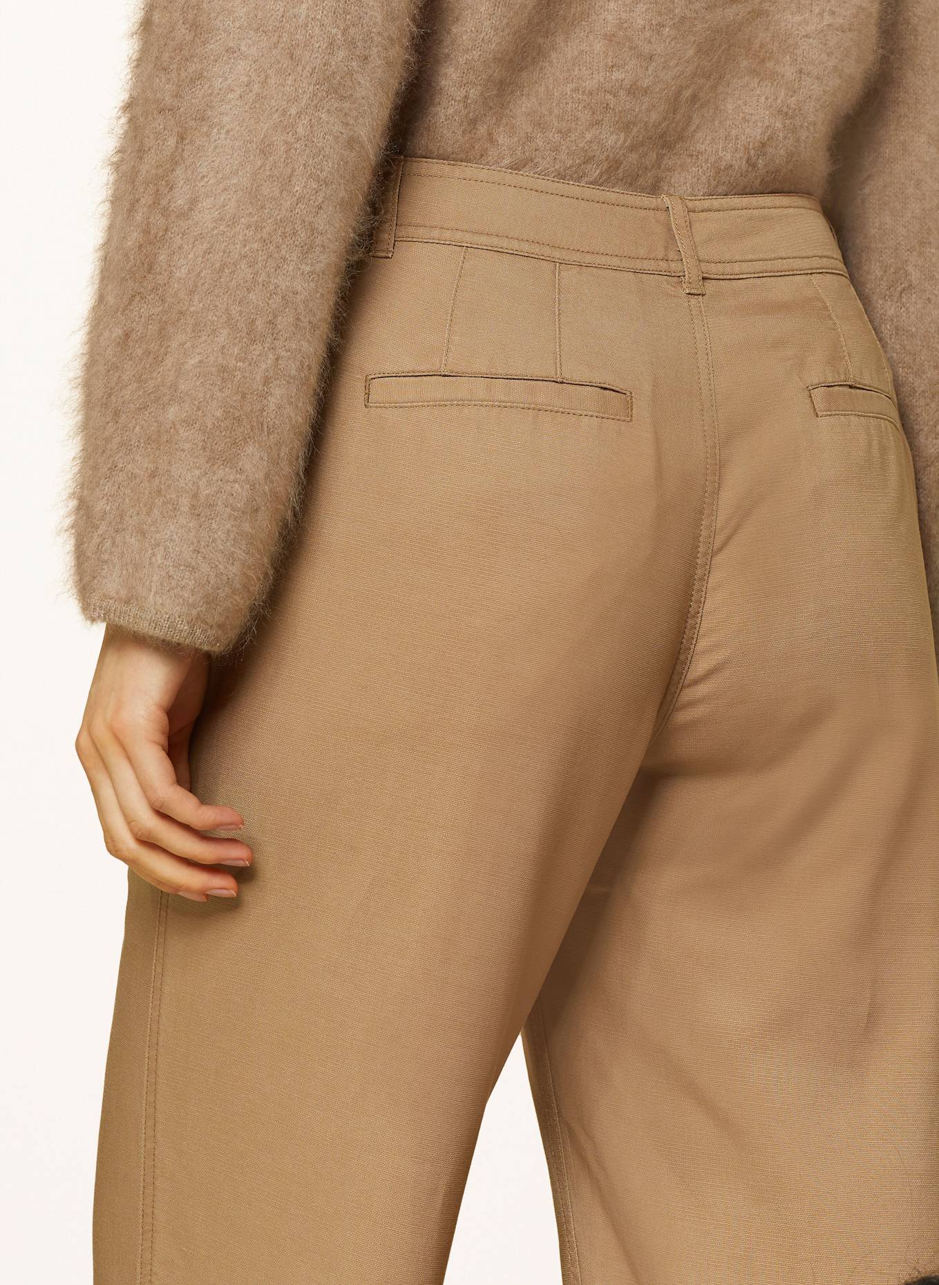 LAUREN RALPH LAUREN Wide leg trousers: BEIGE