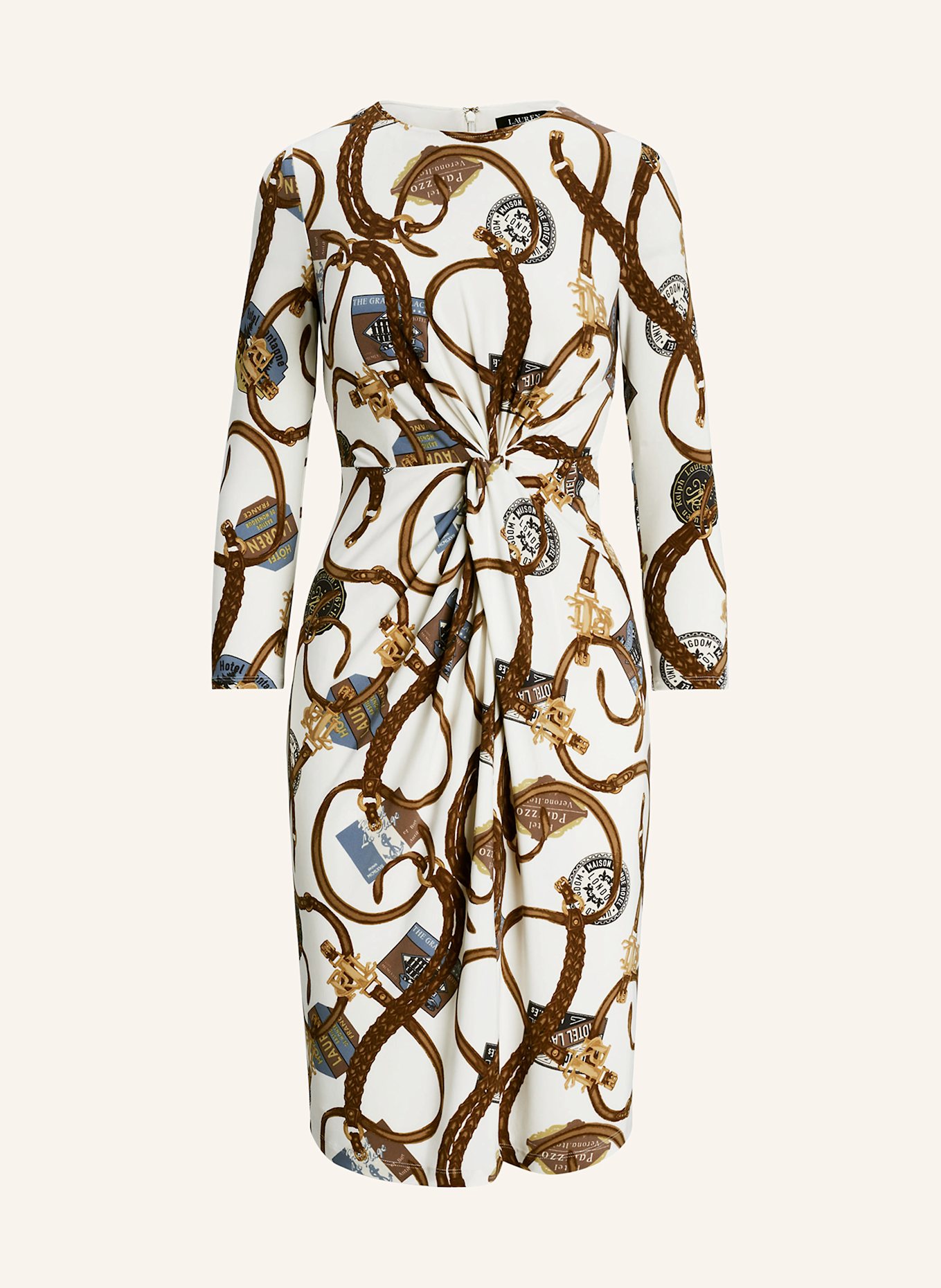 LAUREN RALPH LAUREN Šaty: REŽNÁ / HNĚDÁ