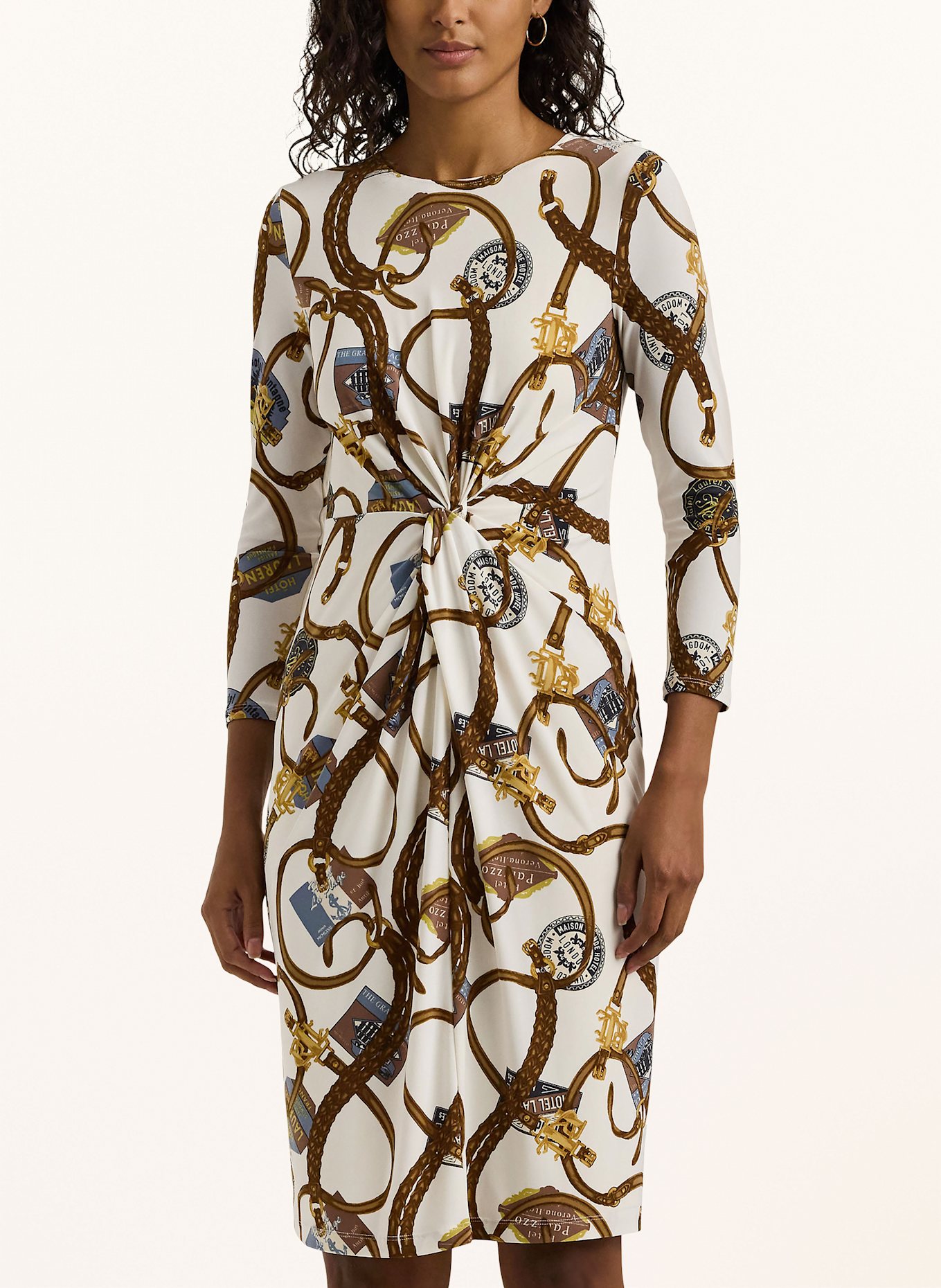 LAUREN RALPH LAUREN Šaty: REŽNÁ / HNĚDÁ