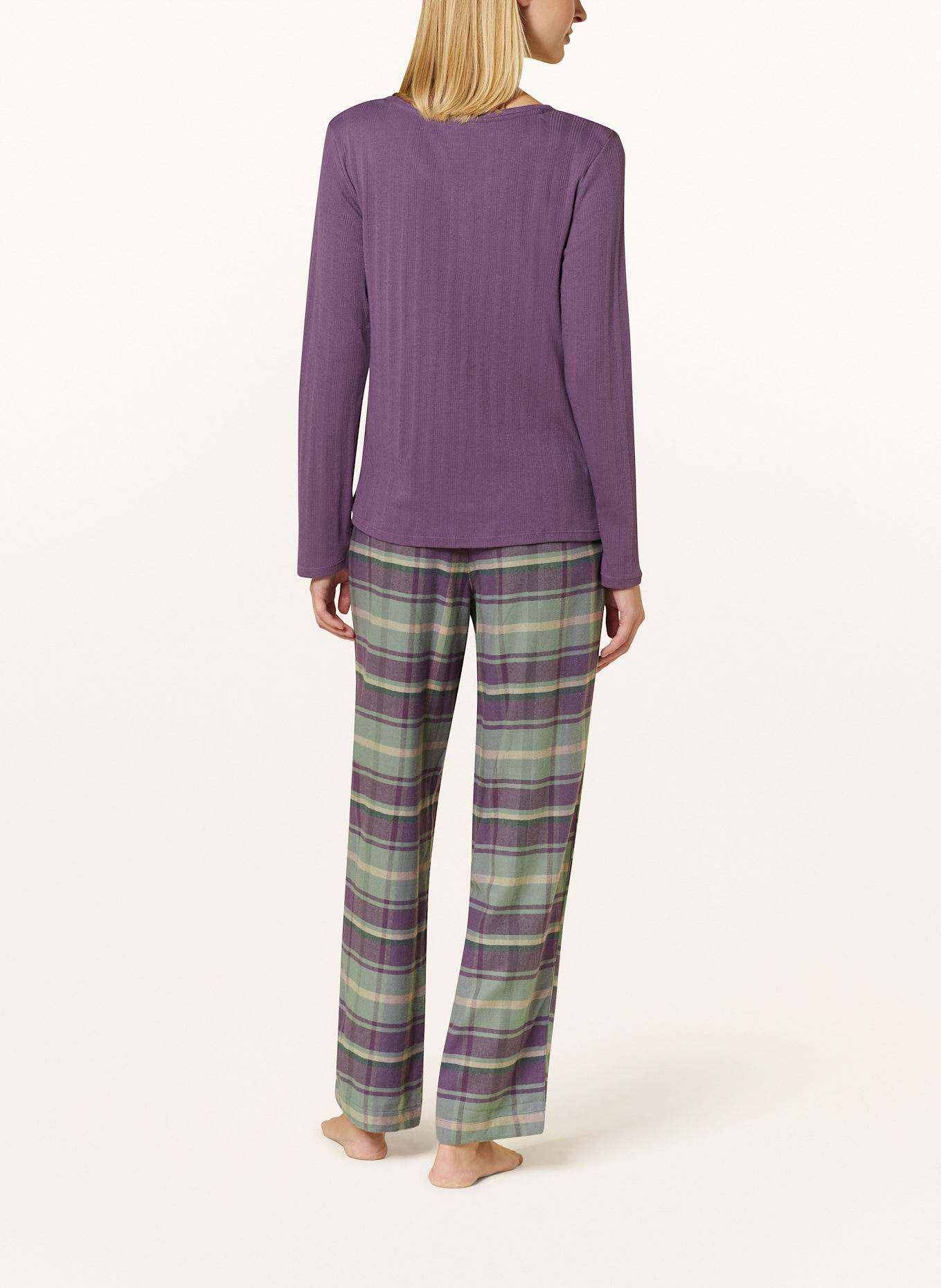 Purple flannel pajamas clearance