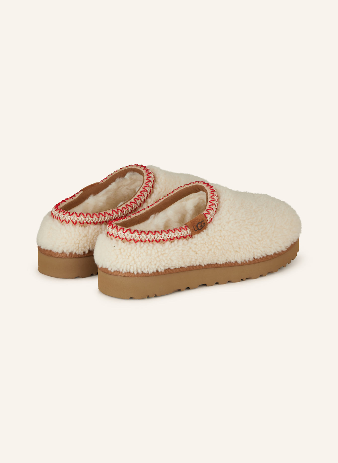 UGG Pantoletten TASMAN MAXI CURLY, Farbe: ECRU (Bild 2)