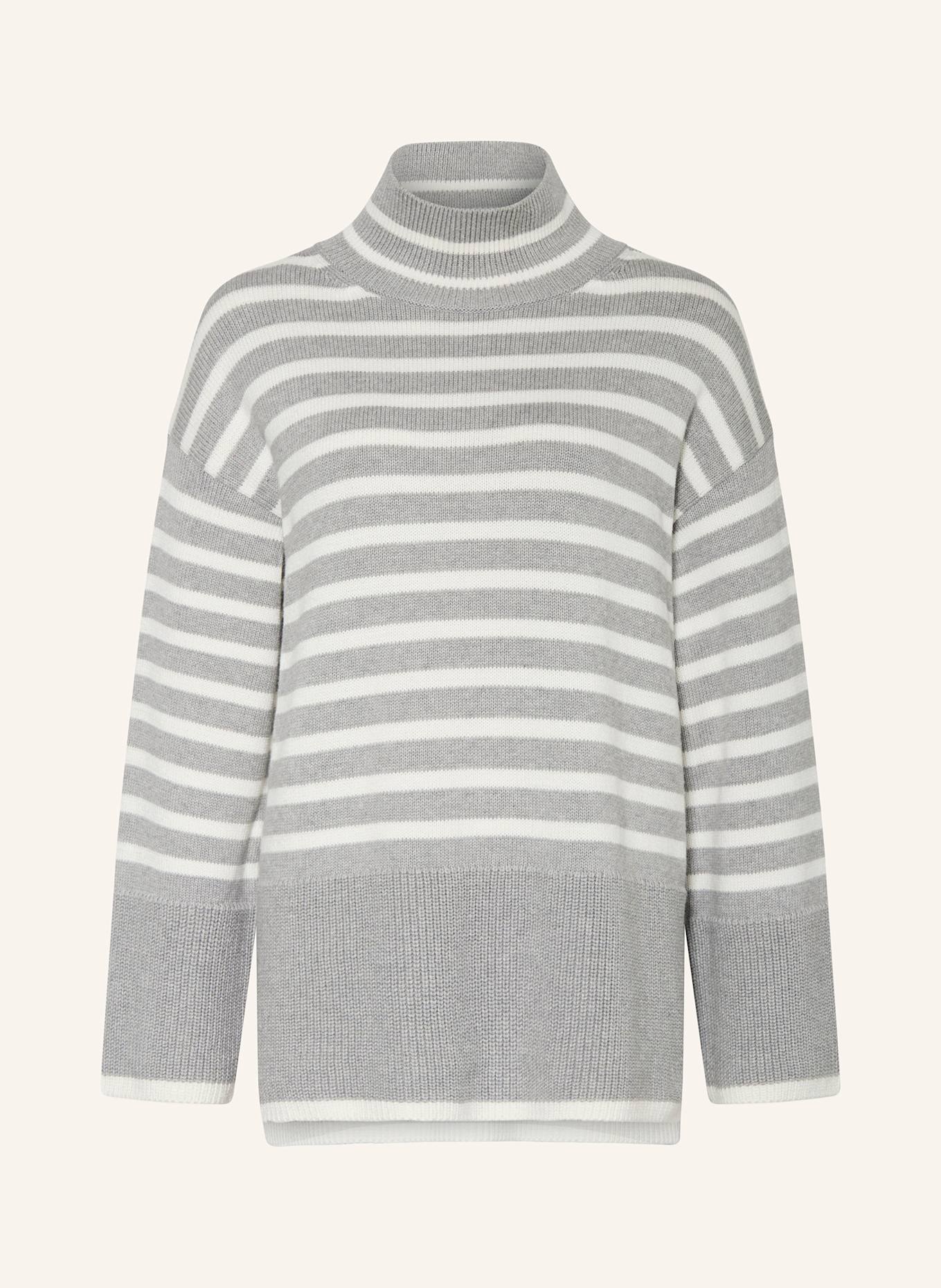 Marc O'Polo Pullover: HELLGRAU / WEISS