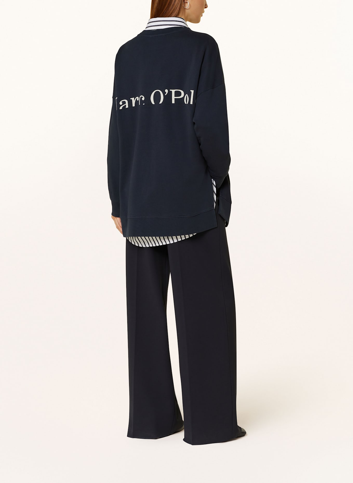 Marc O'Polo Oversize sweatshirt, Color: DARK BLUE (Image 2)
