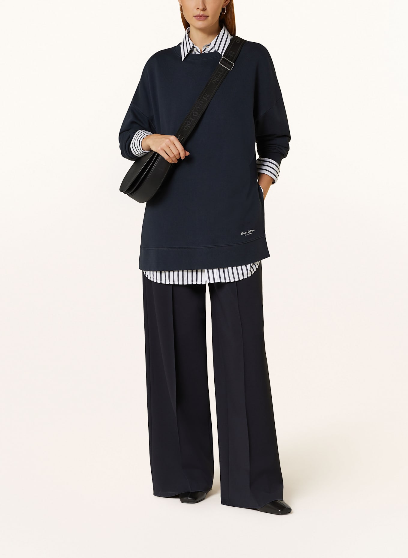 Marc O'Polo Oversize sweatshirt, Color: DARK BLUE (Image 3)