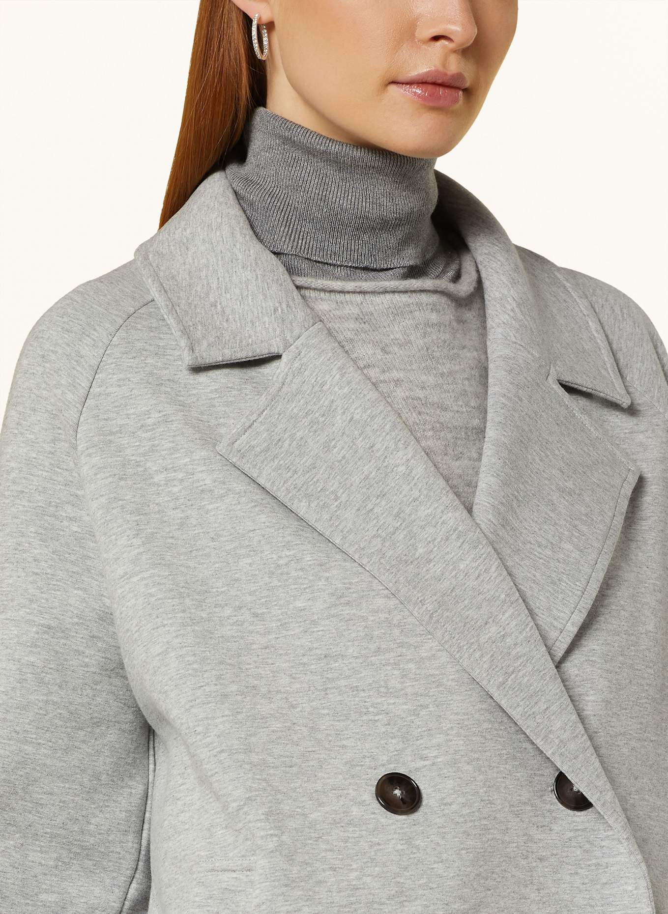 Marc O'Polo Jersey jacket: LIGHT GRAY