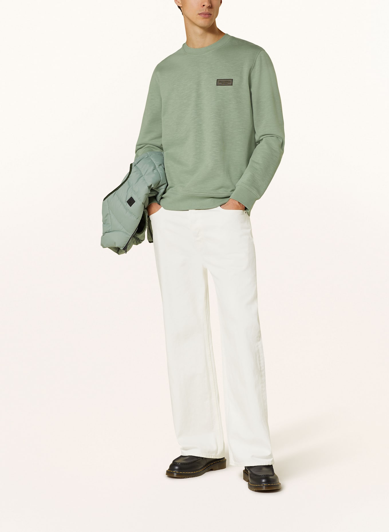 Marc O'Polo Sweatshirt: LIGHT GREEN