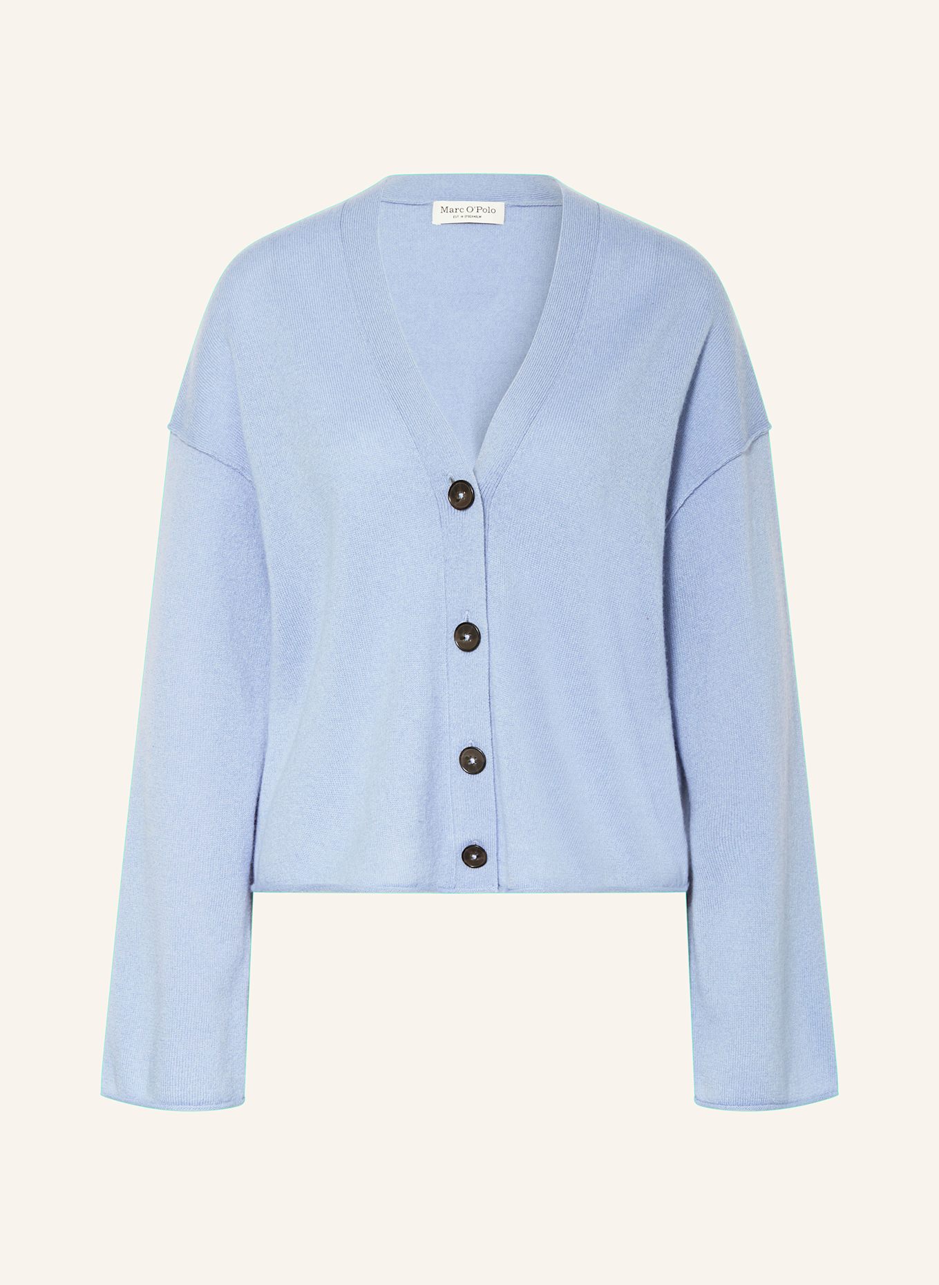 Marc O'Polo Strickjacke aus Cashmere: BLAU