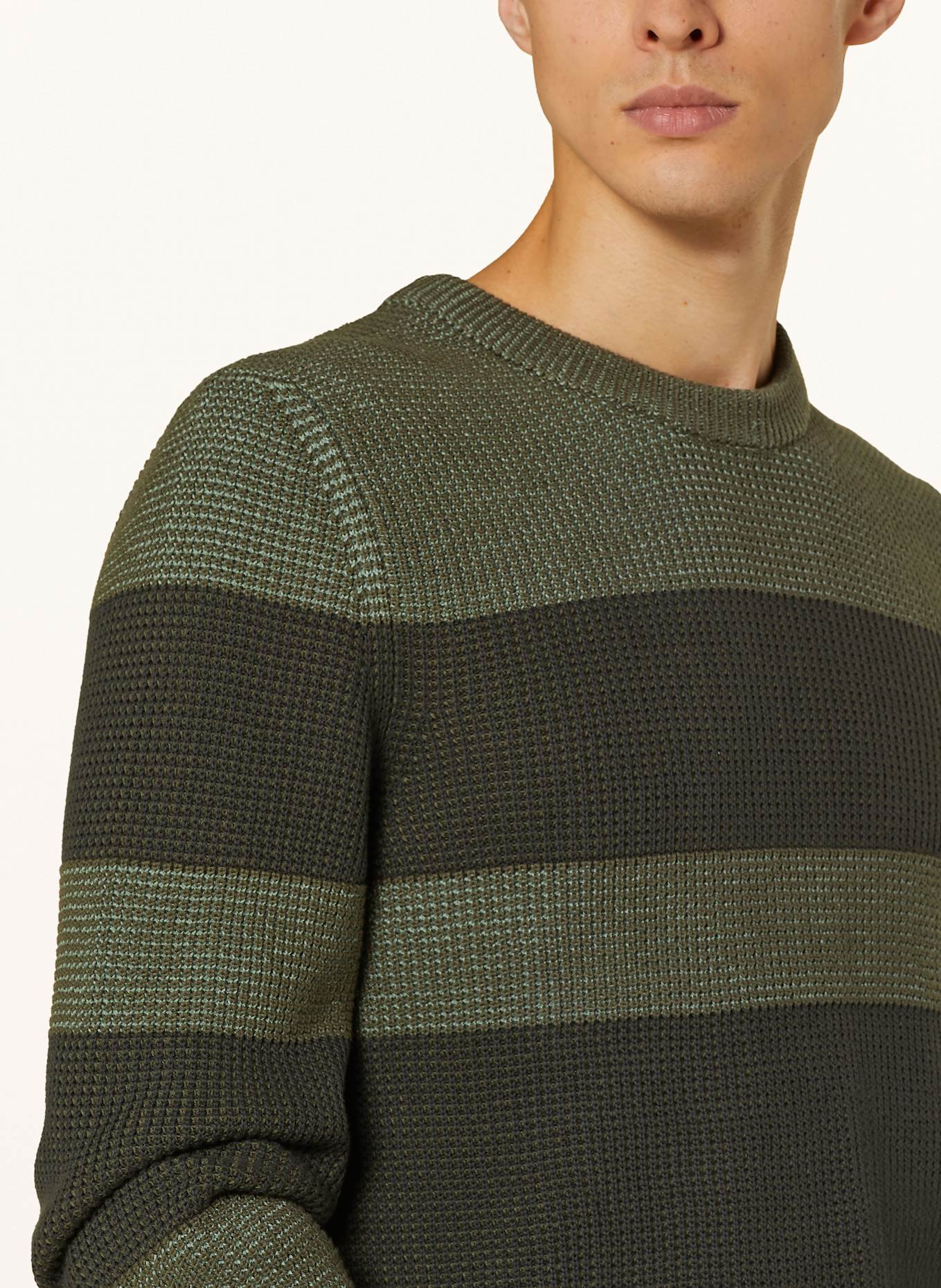 Marc O'Polo Pullover: DUNKELGRÜN / GRÜN