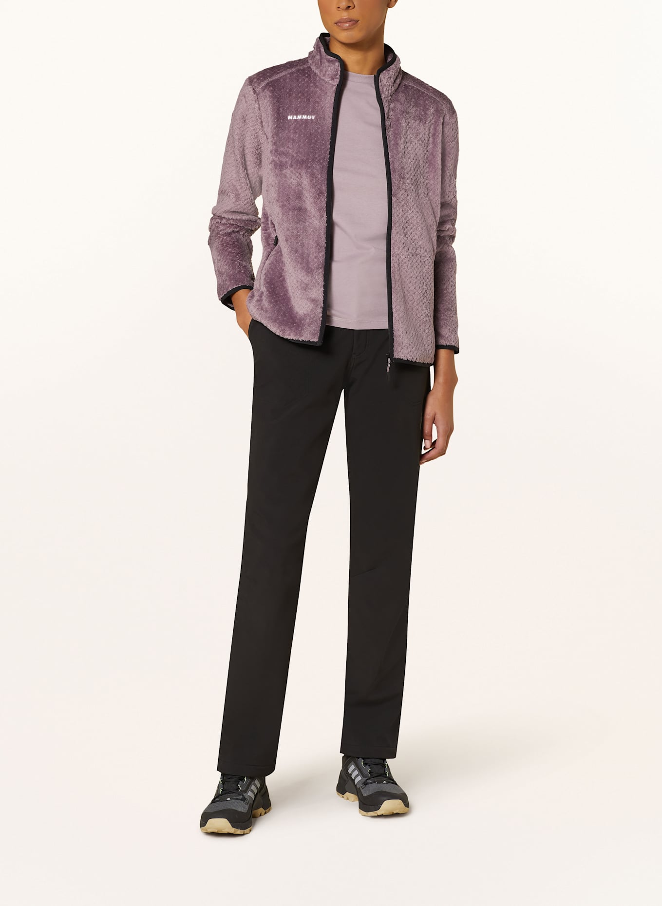 MAMMUT Kurtka z polaru INNOMINATA: BRUDNY RÓŻ