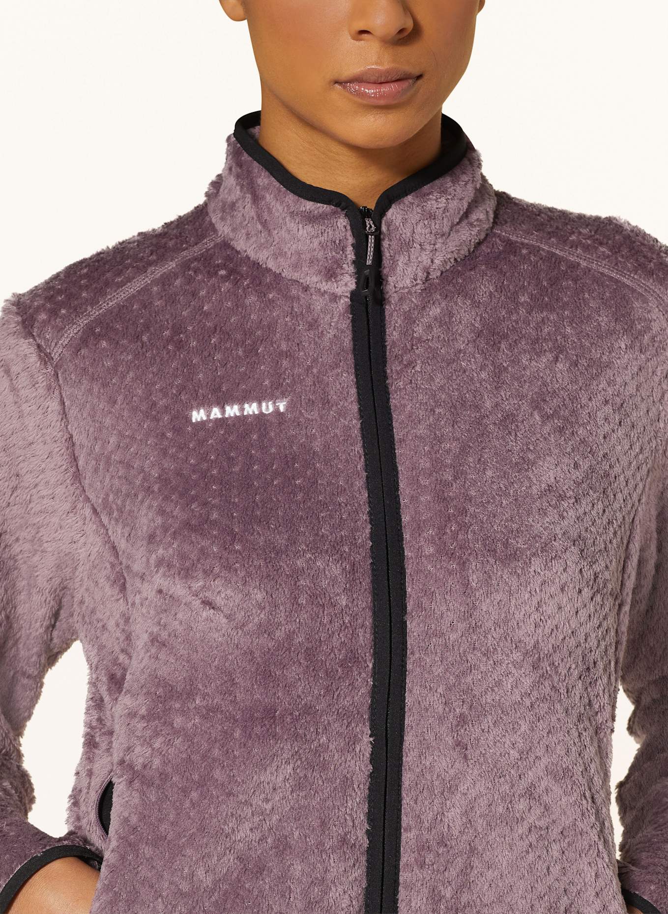 MAMMUT Kurtka z polaru INNOMINATA: BRUDNY RÓŻ