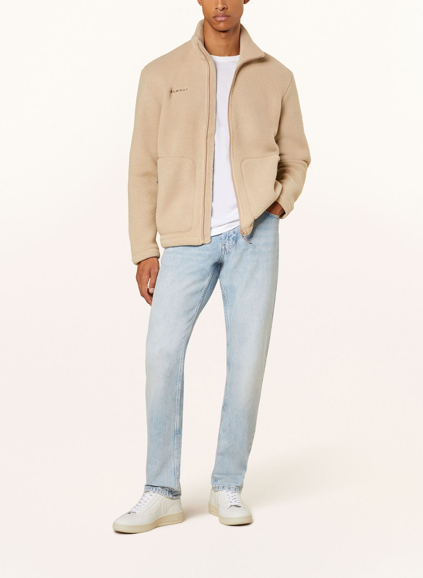 MAMMUT FALERA fleece jacket: LIGHT BROWN