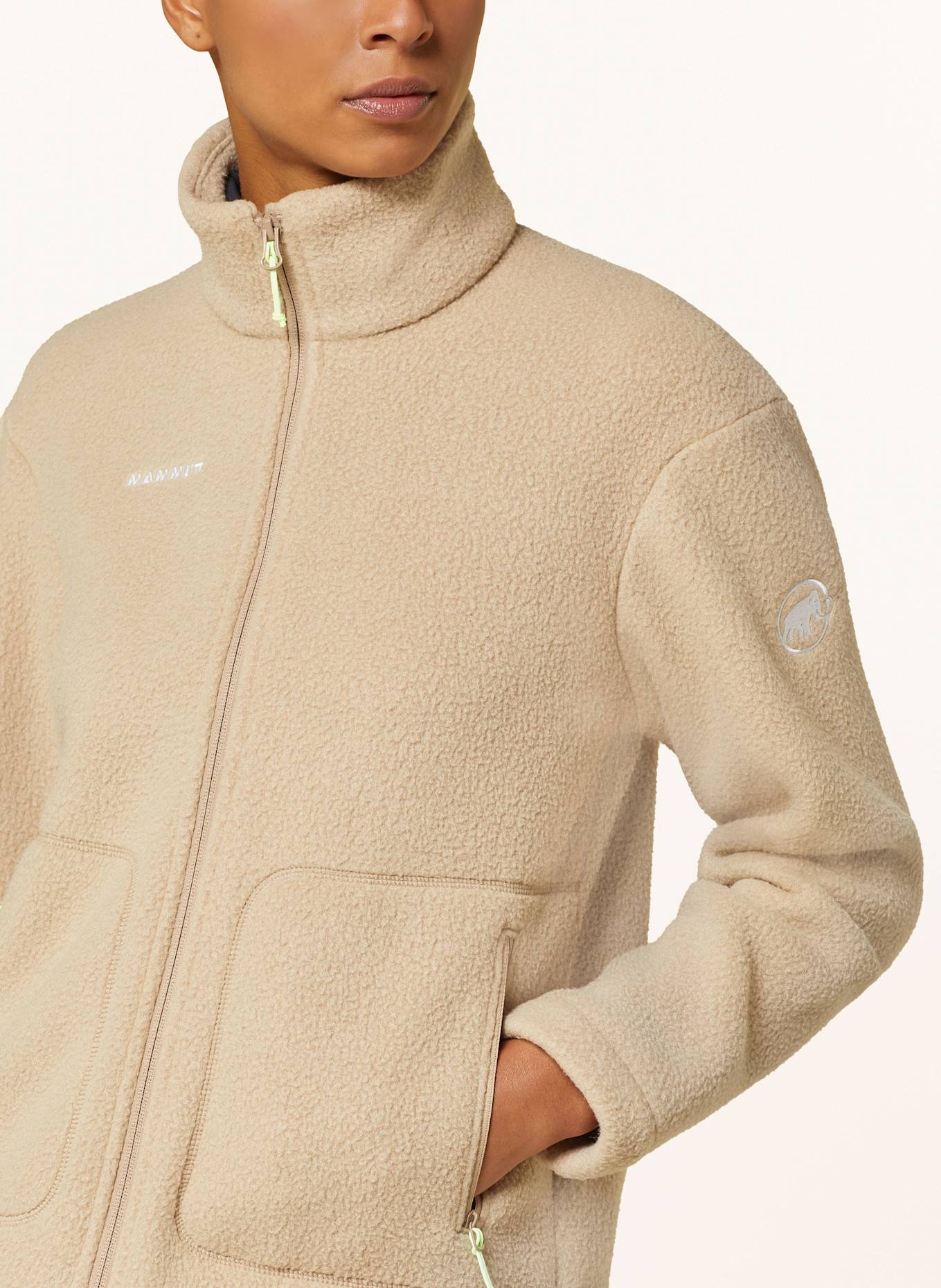 MAMMUT FALERA fleece Sleeve jacket: LIGHT BROWN