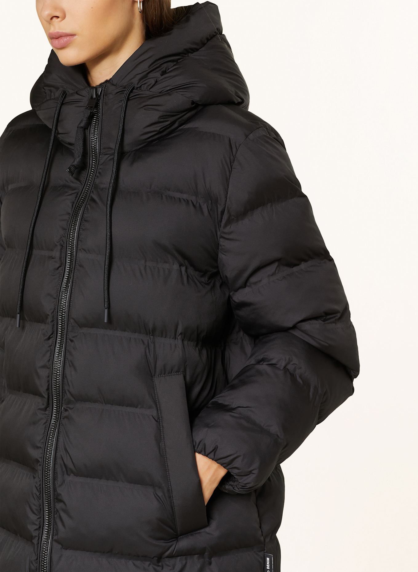 Damen Daunenmantel Schwarz Marco Polo Daunenmantel Engelhorn