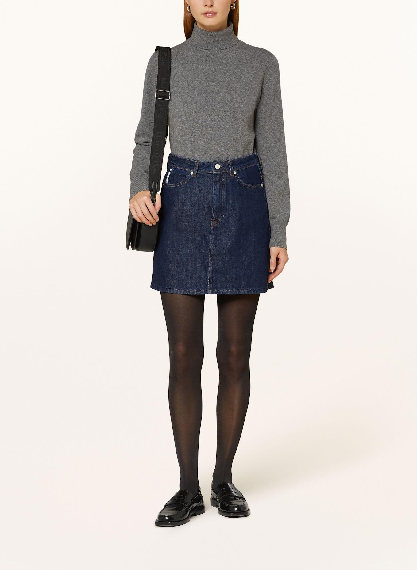 Marc O'Polo DENIM Jeansrock: DUNKELBLAU