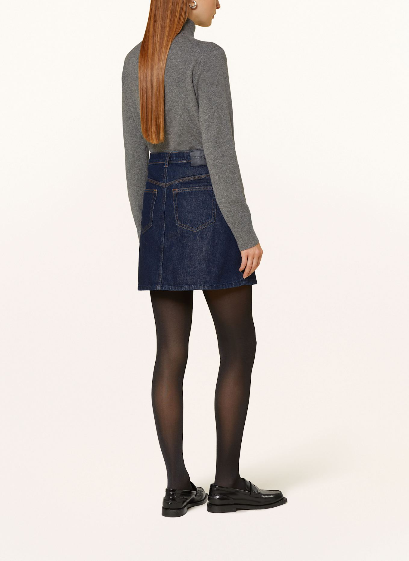 Marc O'Polo DENIM Jeansrock: DUNKELBLAU