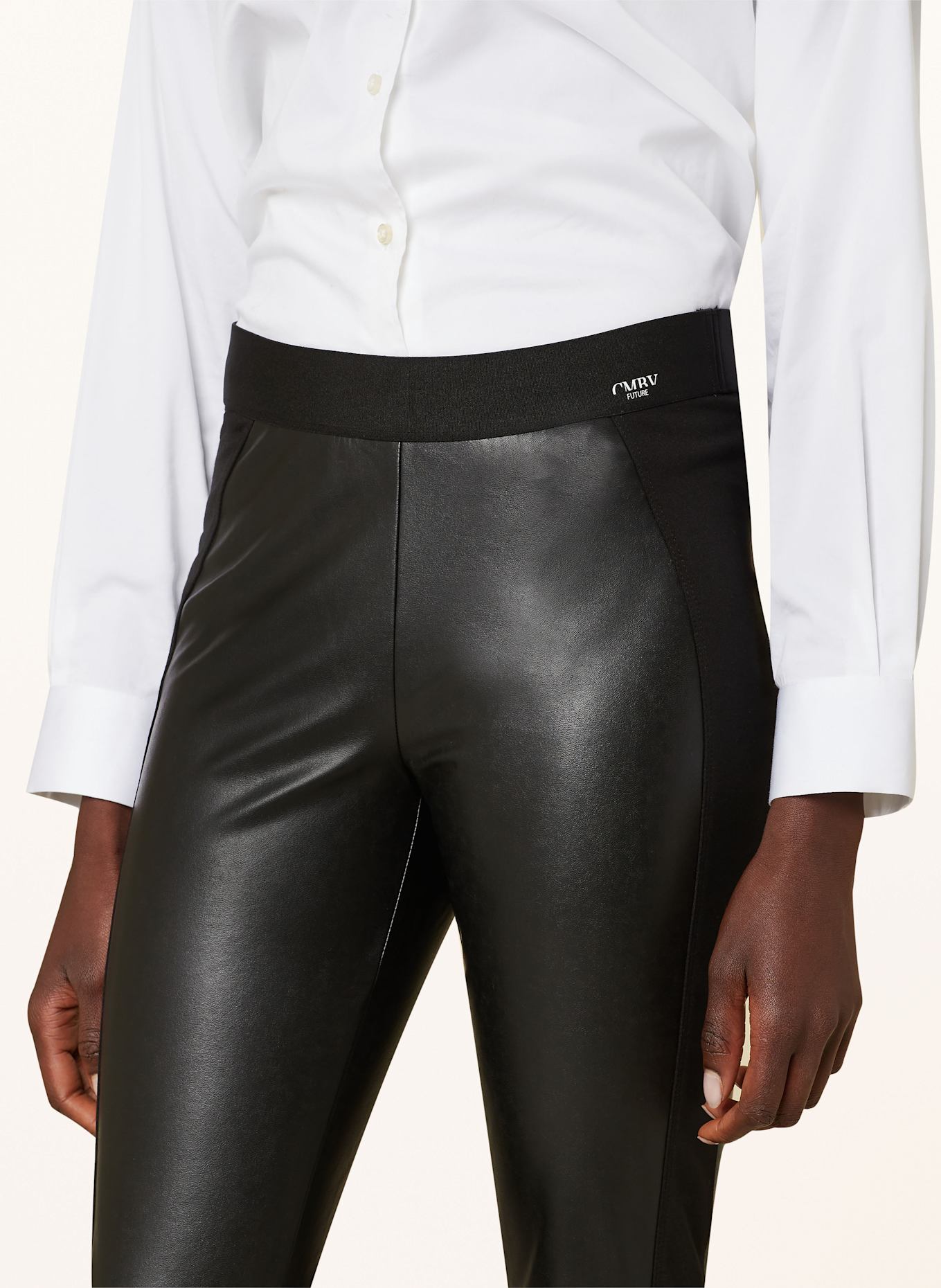 CAMBIO Leggings RACE in Lederoptik, Farbe: SCHWARZ (Bild 5)