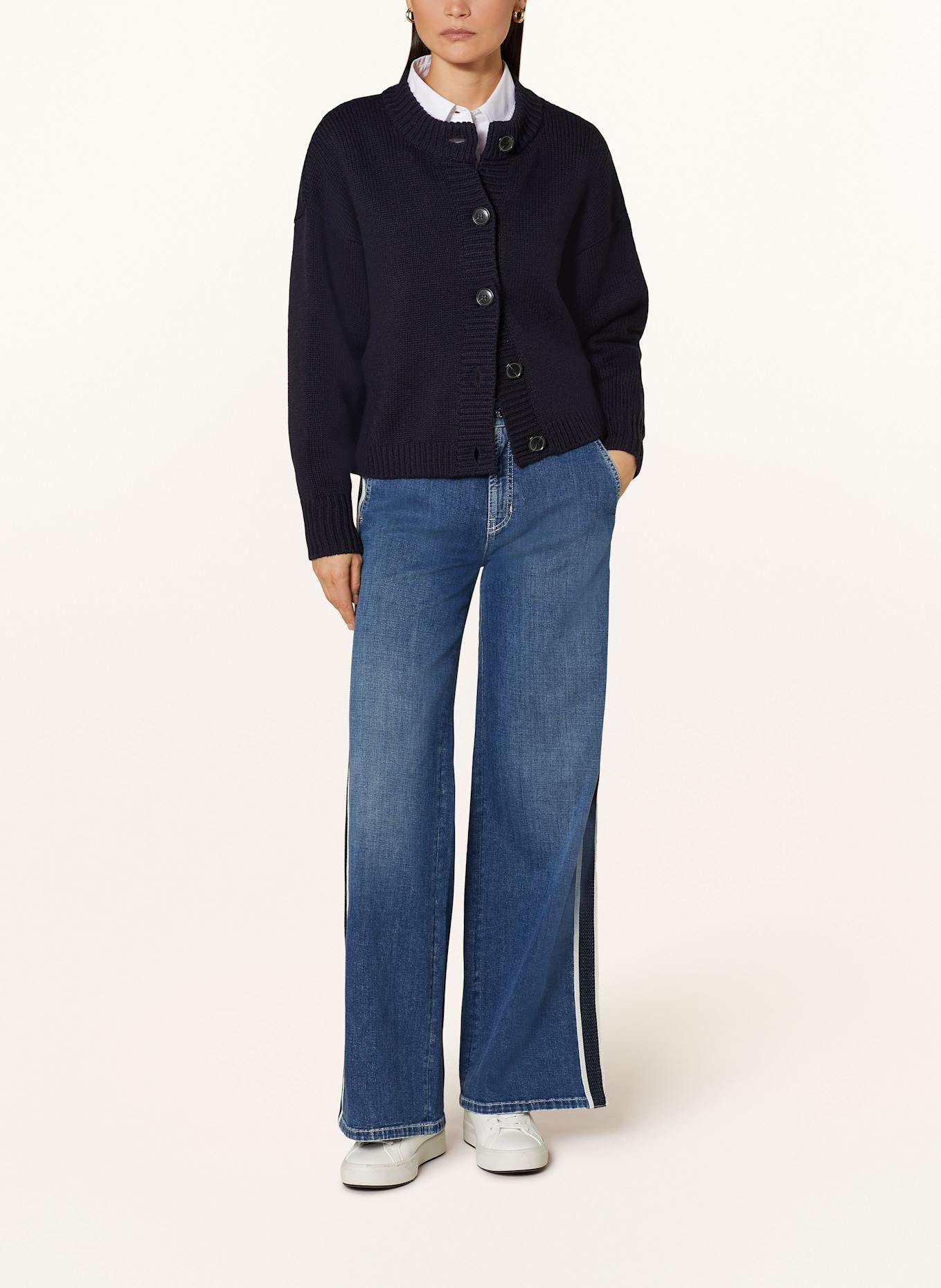 CAMBIO Flared Jeans ALEK mit Galonstreifen: 5244 lefthand mid