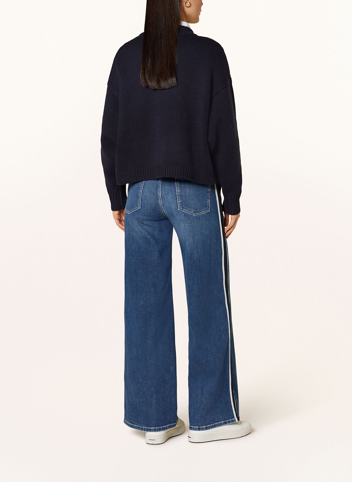 CAMBIO Flared Jeans ALEK mit Galonstreifen: 5244 lefthand mid