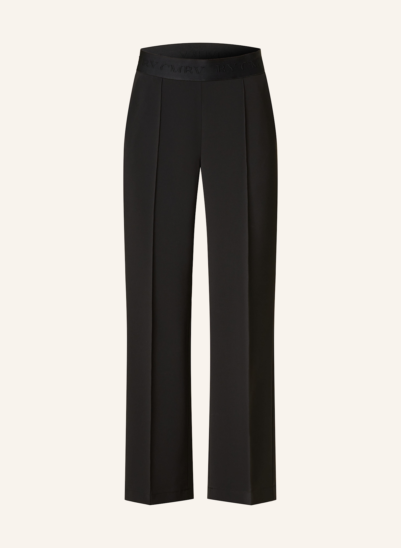 CAMBIO Wide leg trousers: BLACK