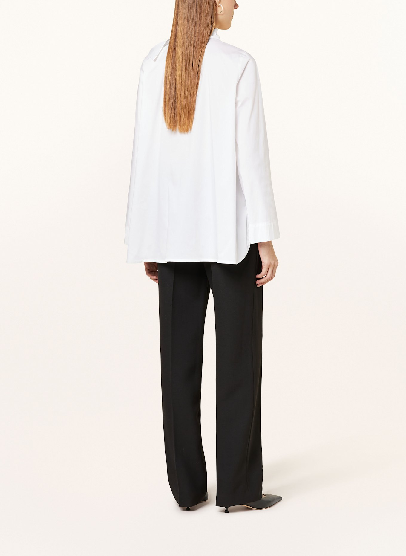 lilienfels Bluzka z wiązaniem pod szyją: BIAŁY