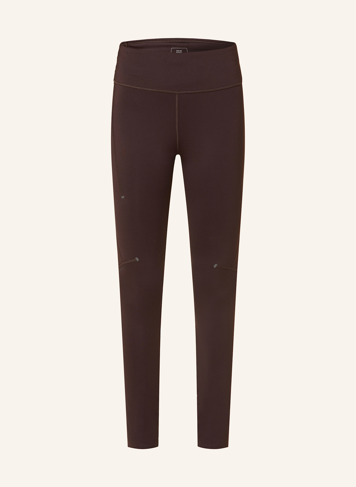 Brown running leggings online