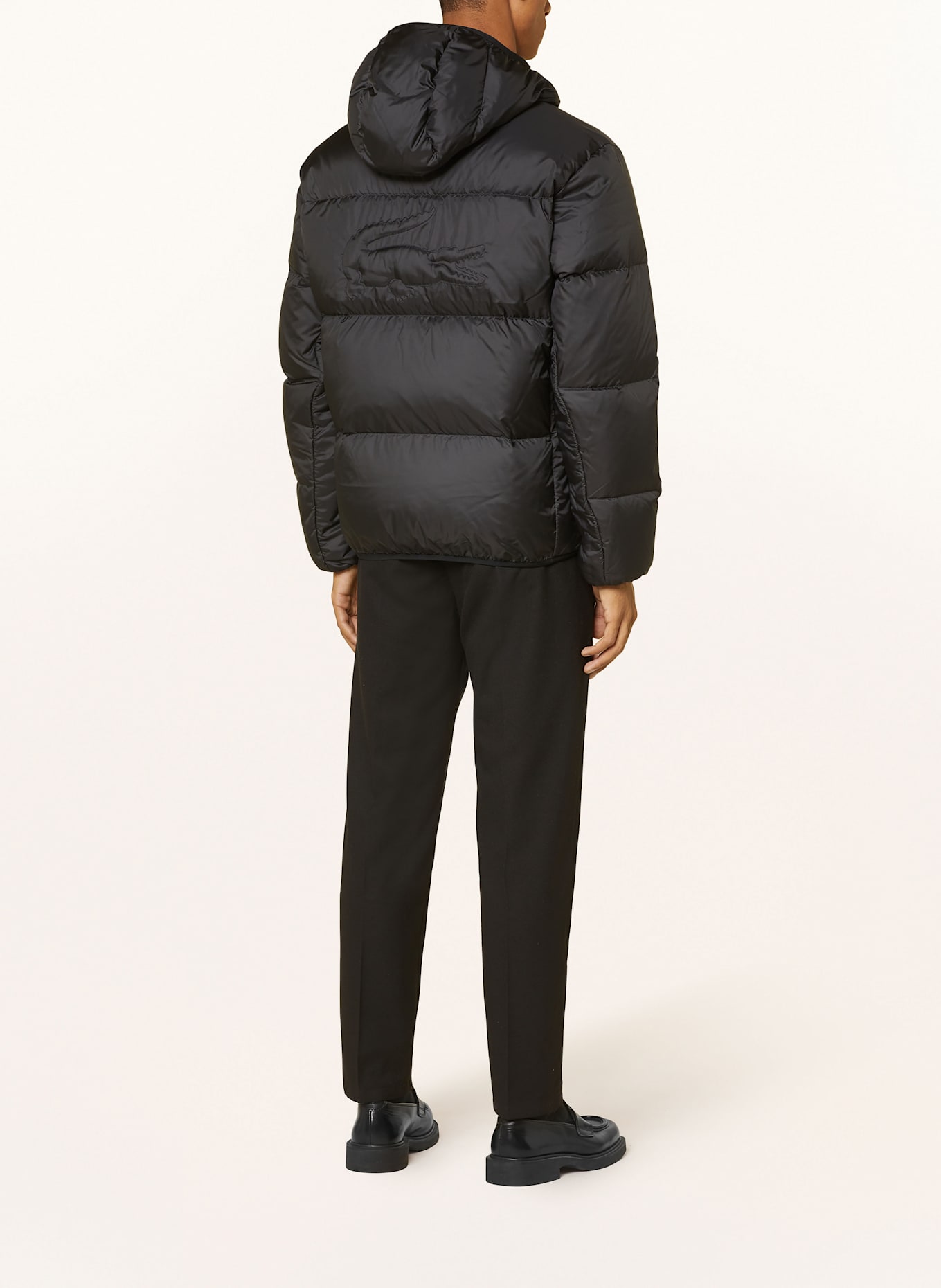 LACOSTE Daunenjacke: SCHWARZ