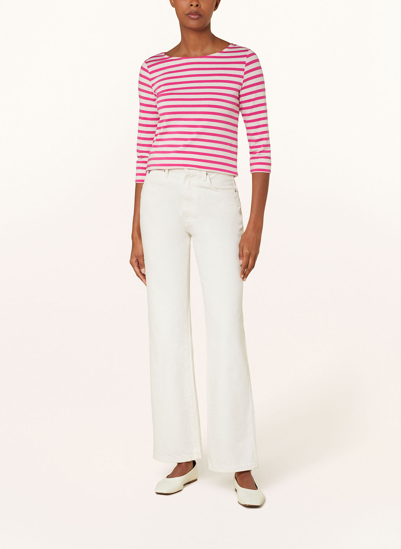 darling harbour Shirt mit 3/4-Arm: HELLROSA / PINK