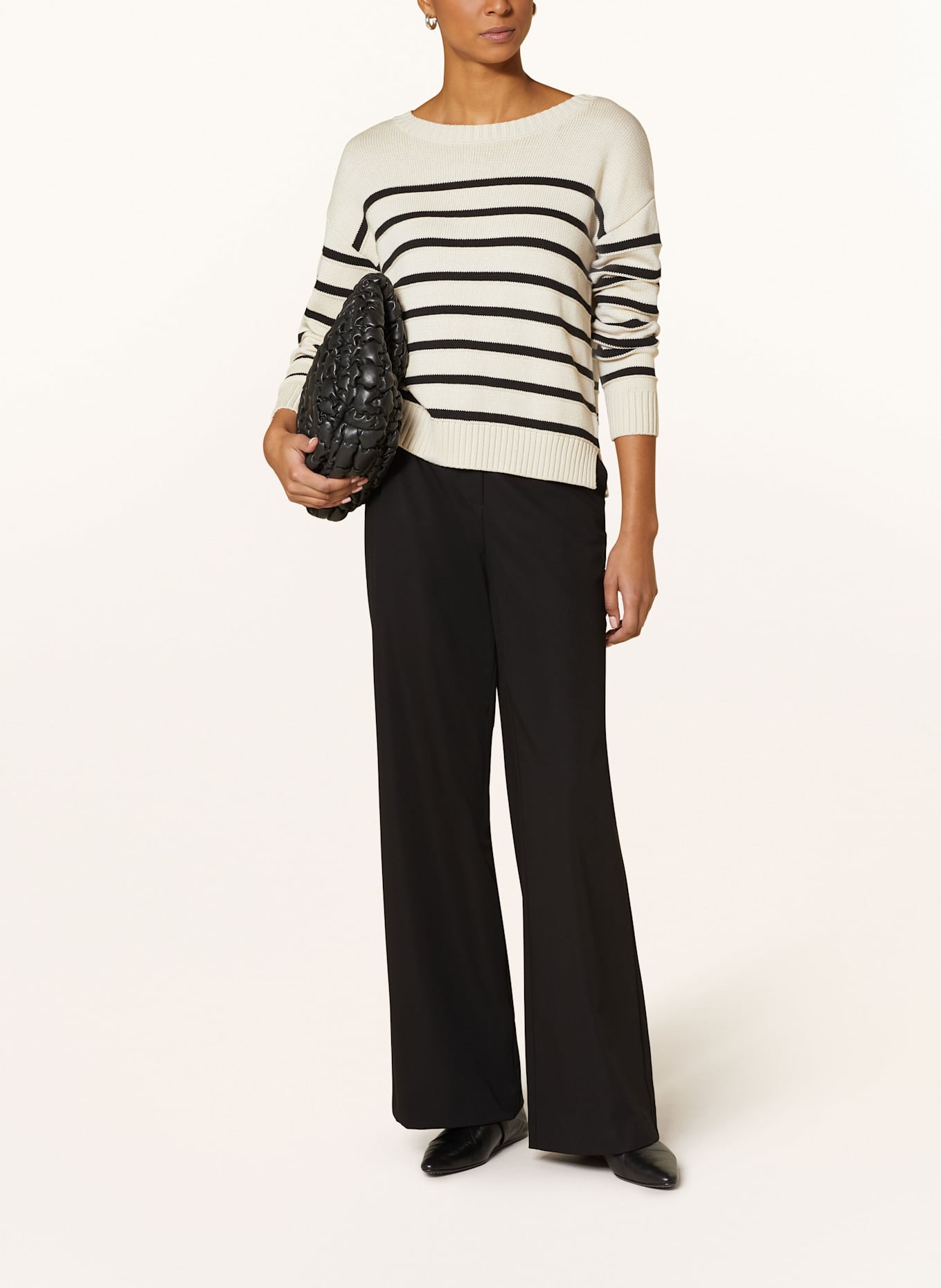 darling harbour Pullover: SAND / SCHWARZ