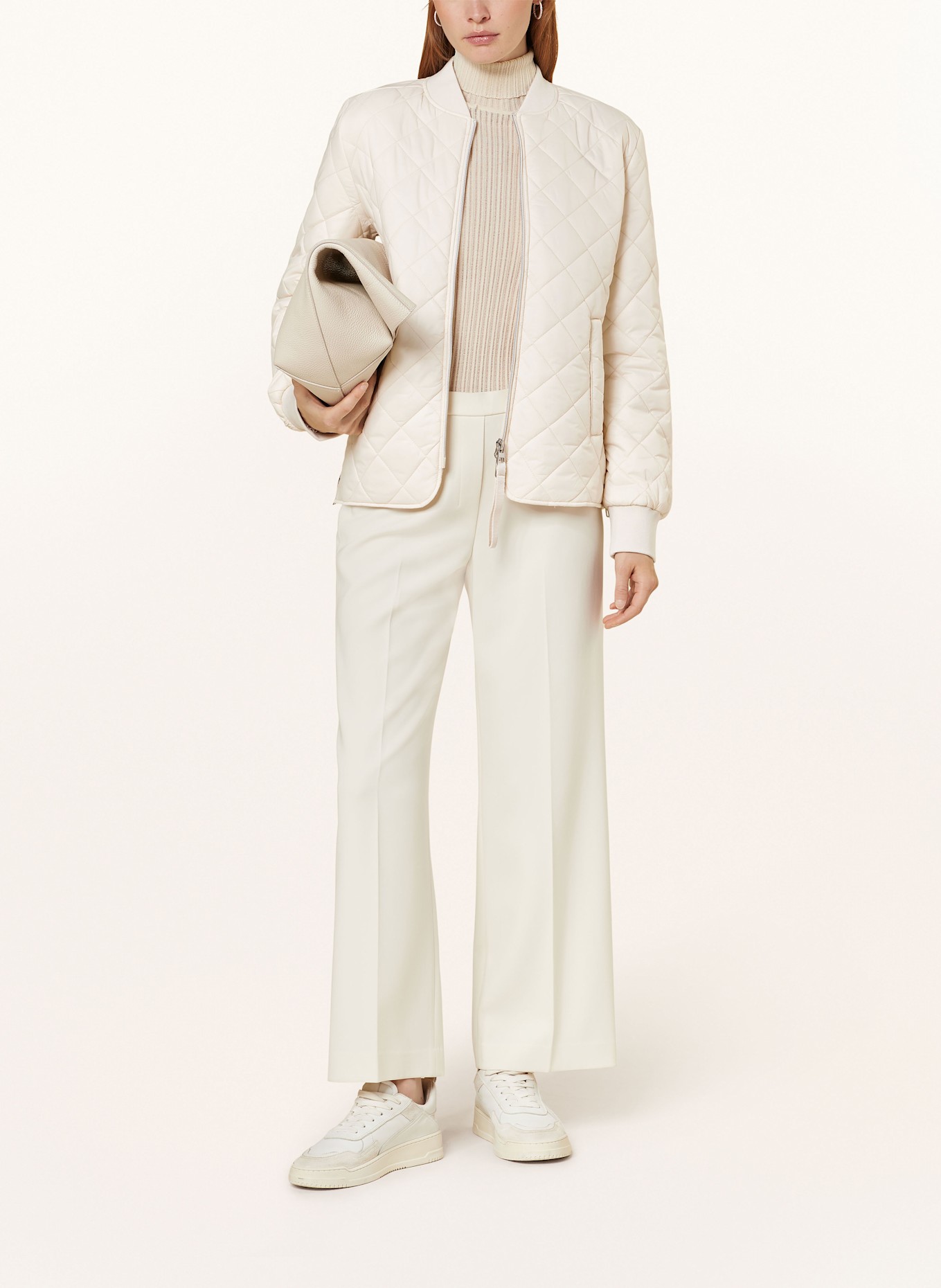 darling harbour Quilted jacket: ECRU (Image 2)