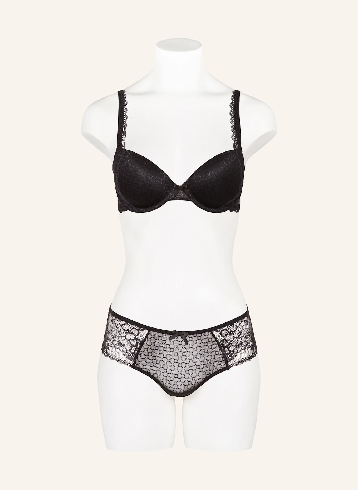 darling harbour Push-up-BH: SCHWARZ