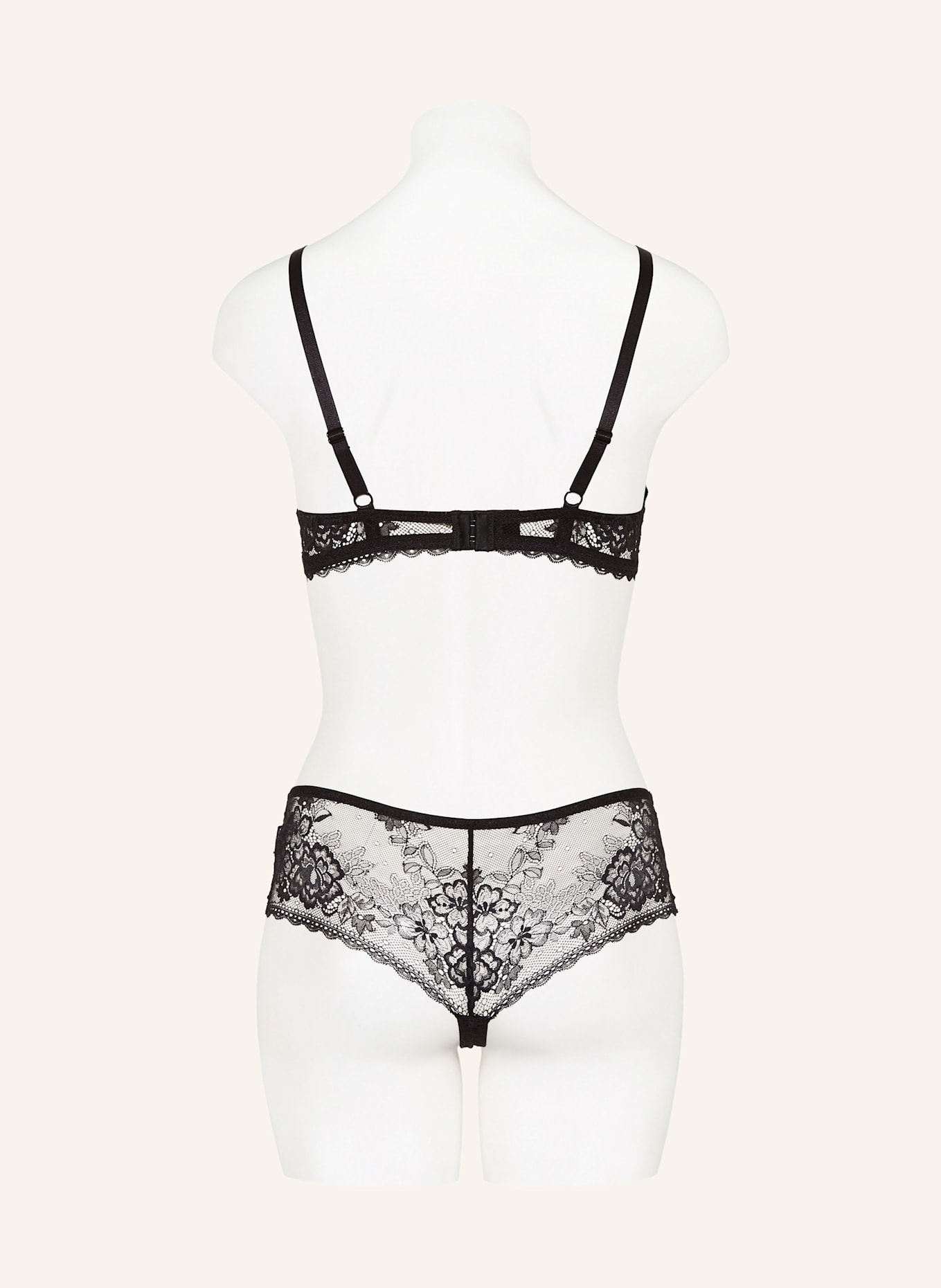 darling harbour Push-up-BH: SCHWARZ