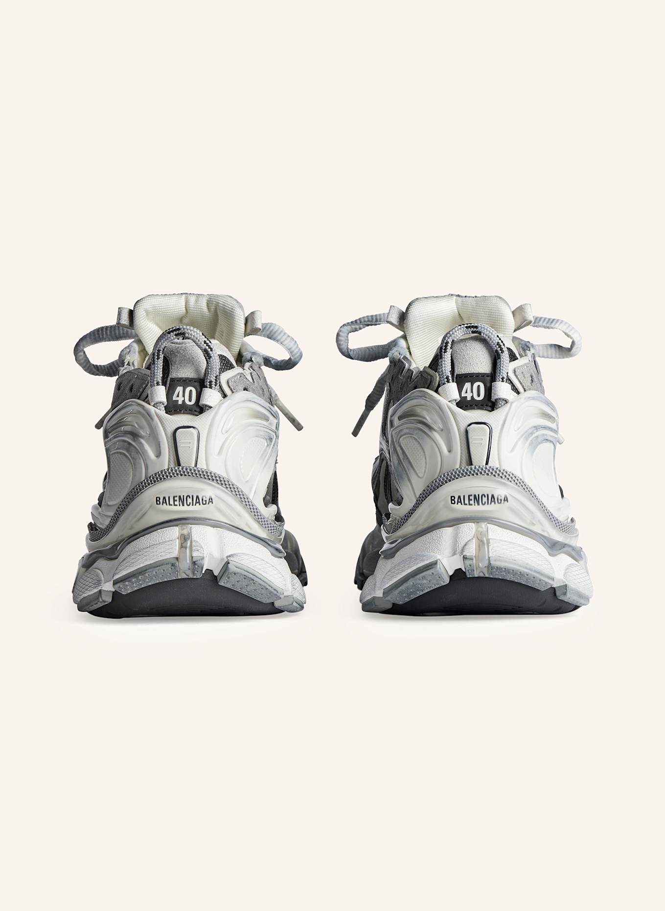 White balenciaga runners deals