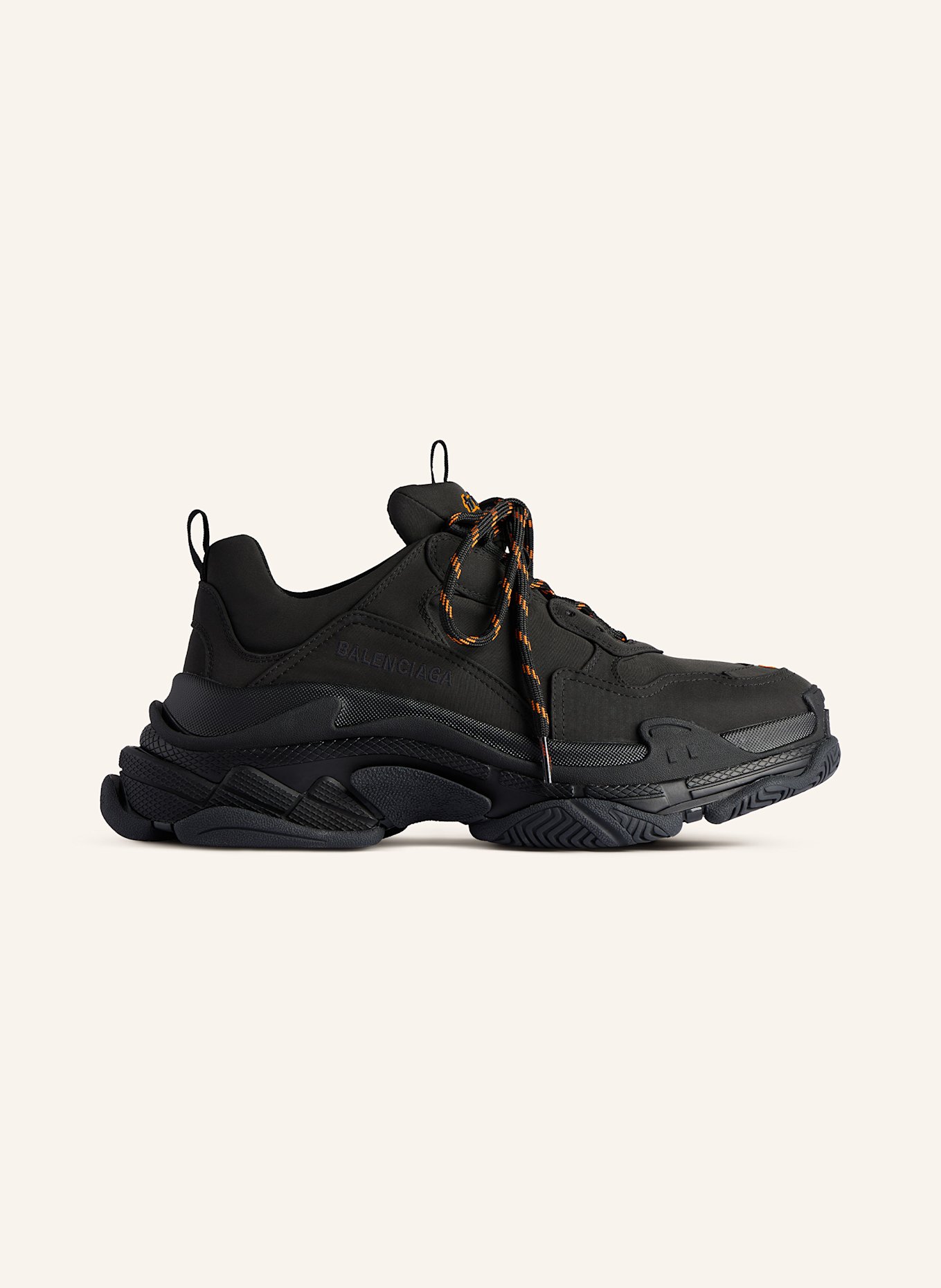 All black triple s balenciaga discount