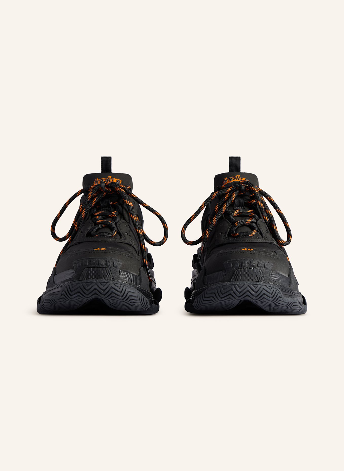 BALENCIAGA Sneaker TRIPLE S: SCHWARZ