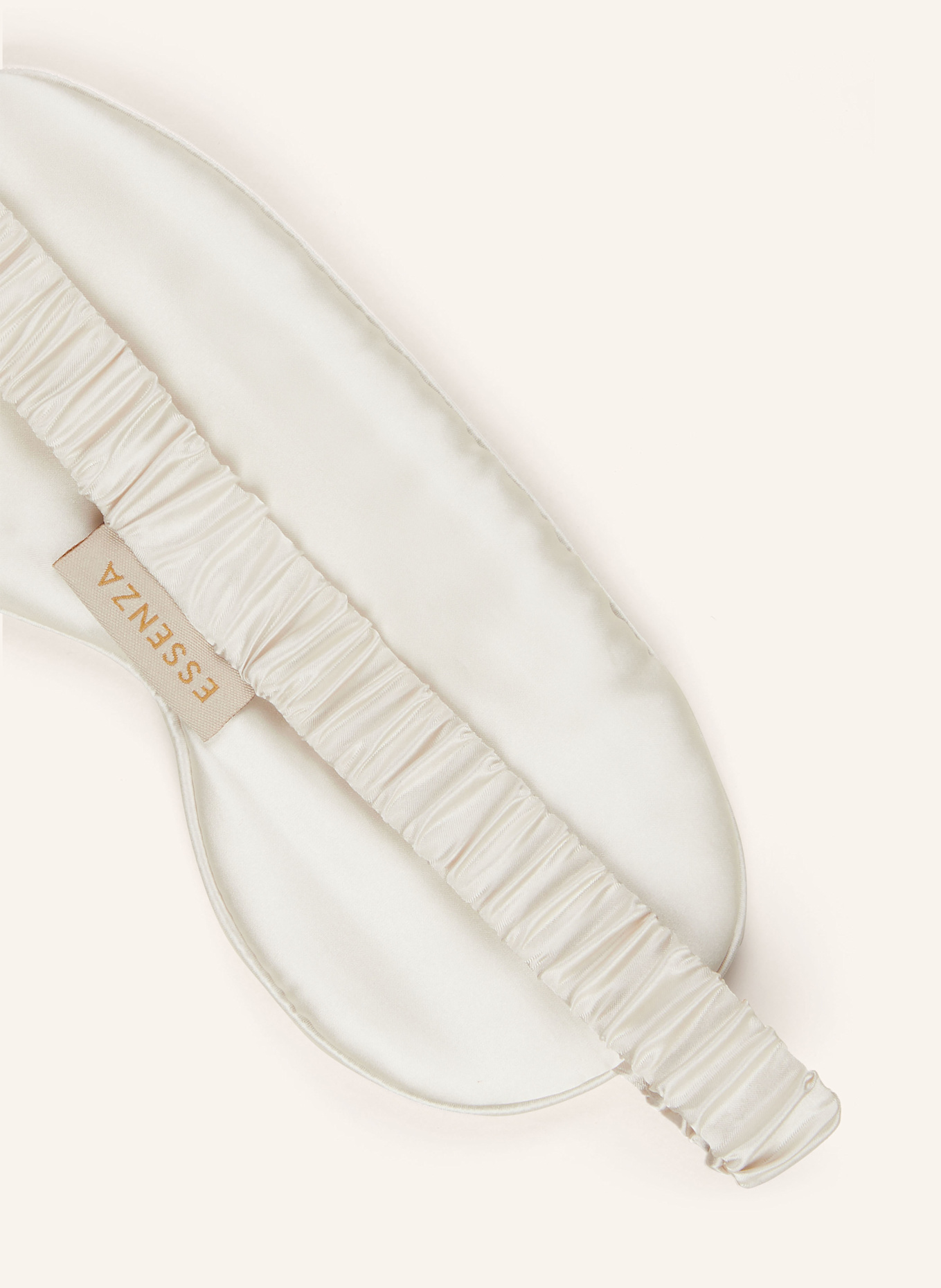 ESSENZA Schlafmaske ALICE aus Seide: WEISS