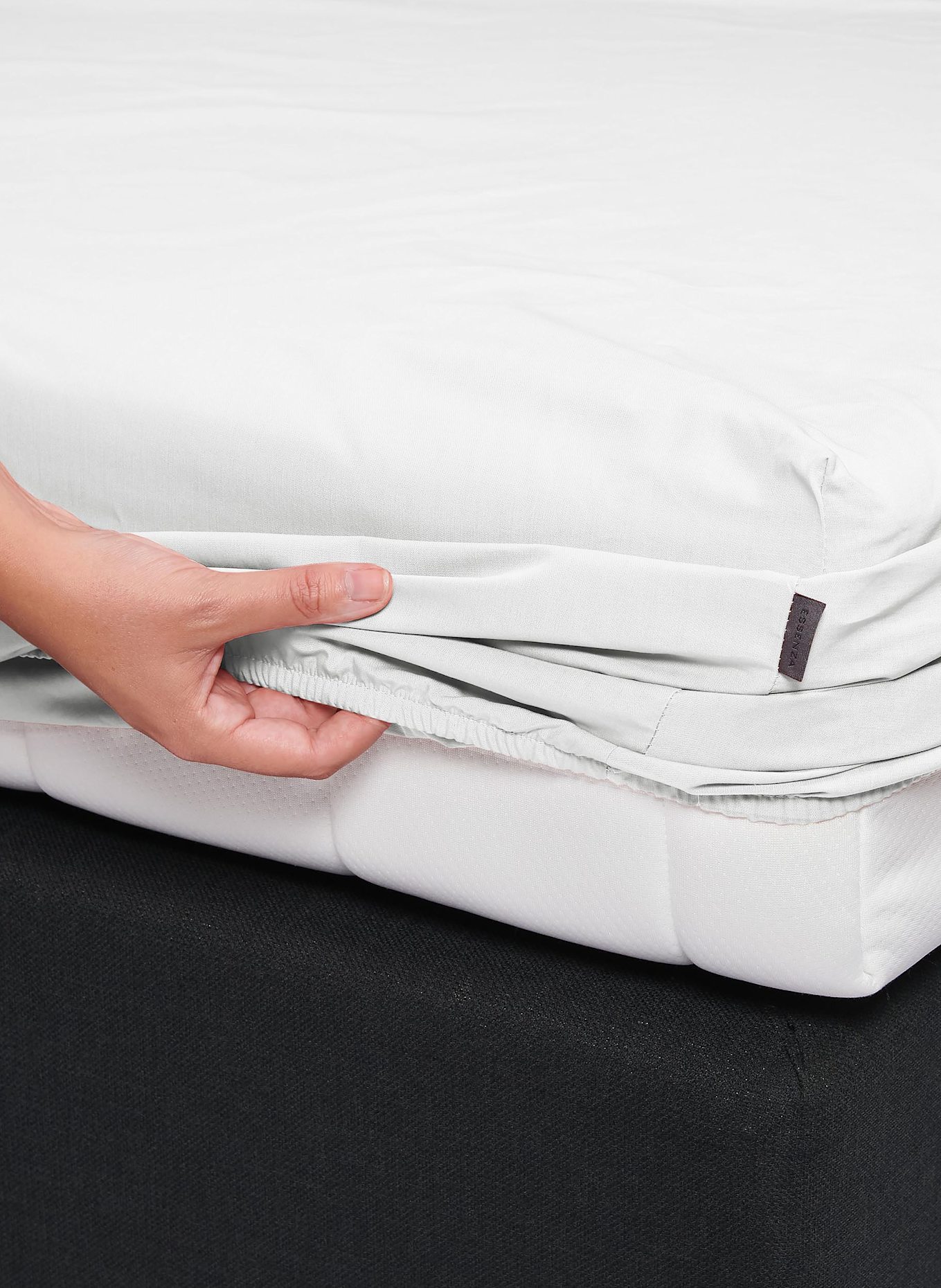 ESSENZA Drap-housse MINTE: BLANC