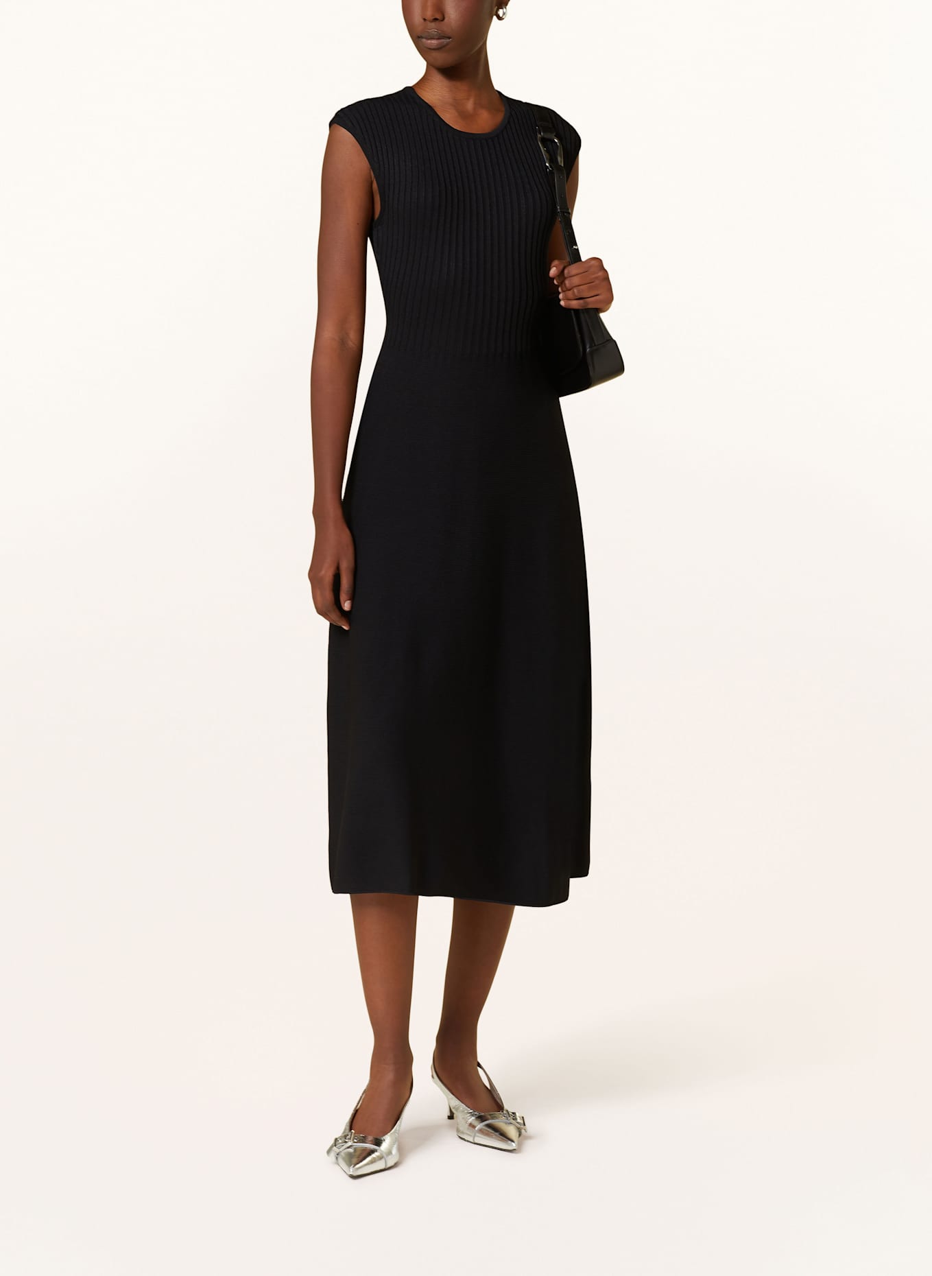 ARMANI EXCHANGE Knit dress, Color: BLACK (Image 2)