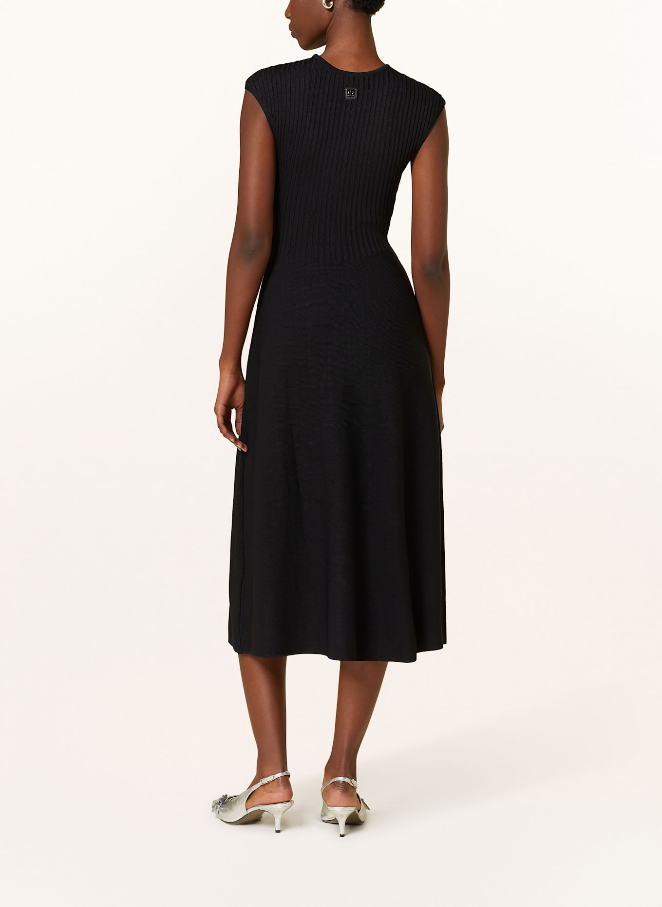 ARMANI EXCHANGE Knit dress, Color: BLACK (Image 3)