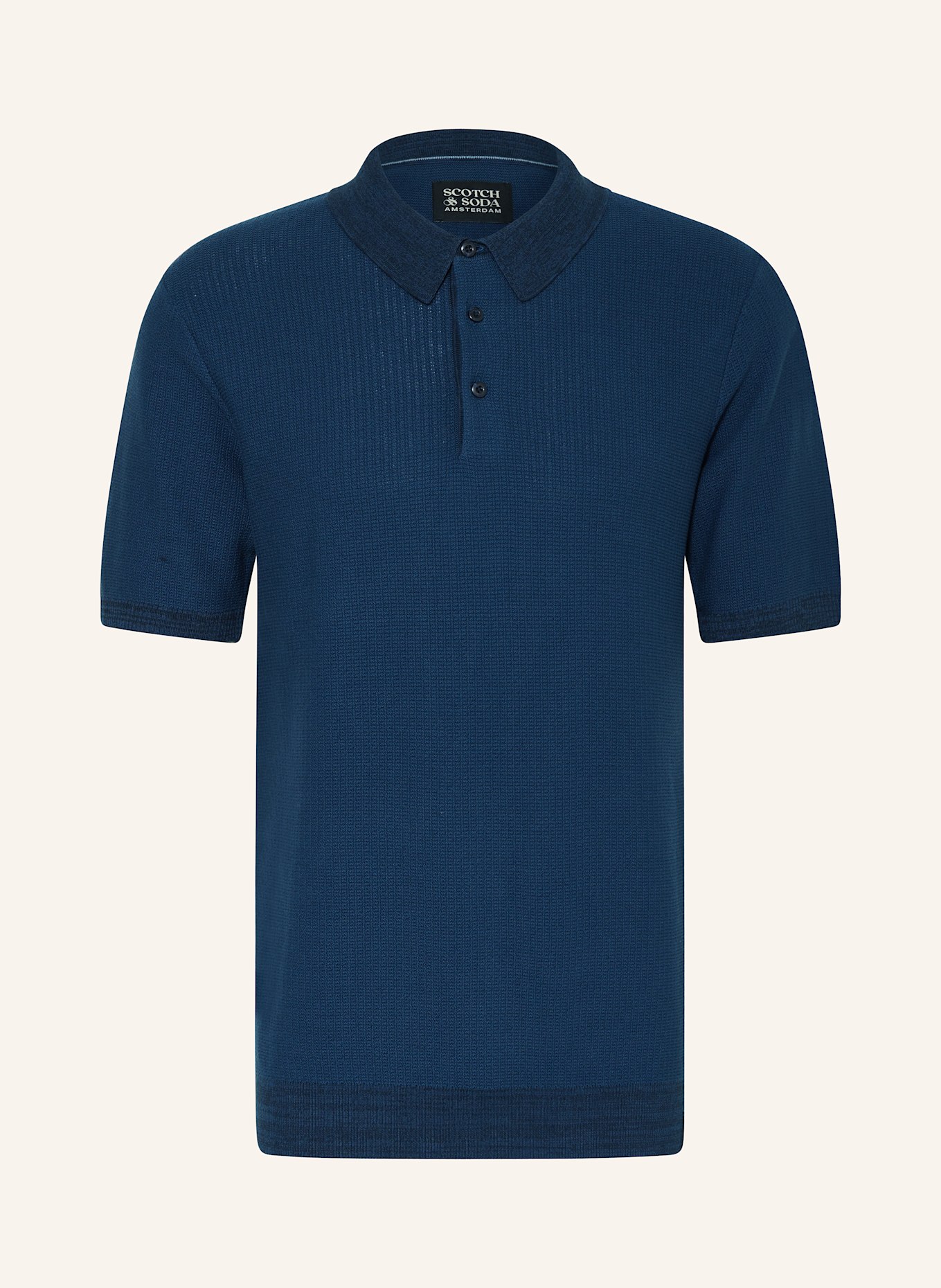 SCOTCH SODA Knitted polo shirt Slim Fit