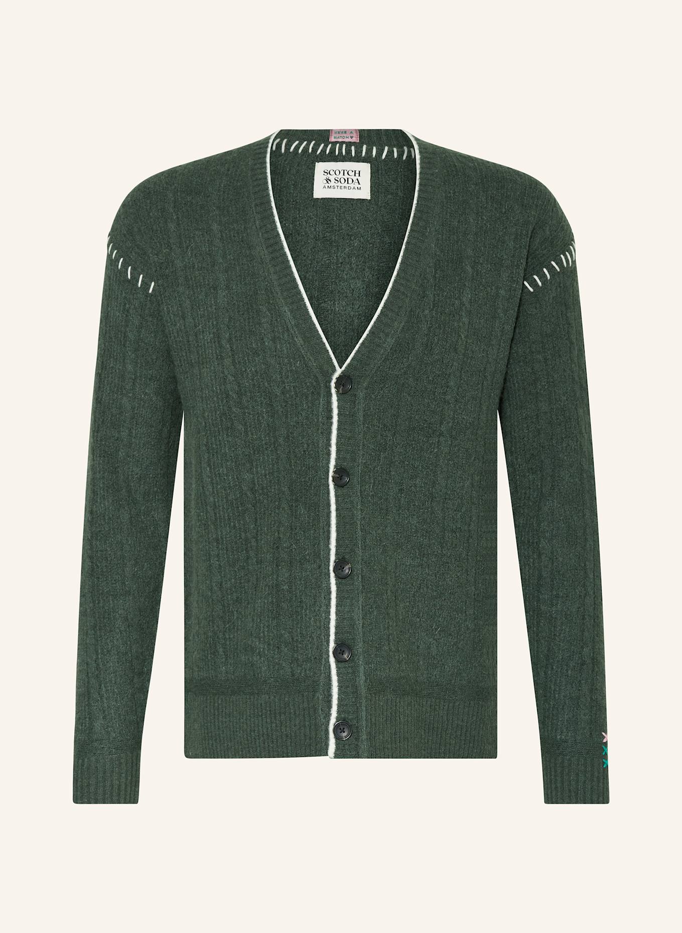 SCOTCH SODA Cardigan in dark green