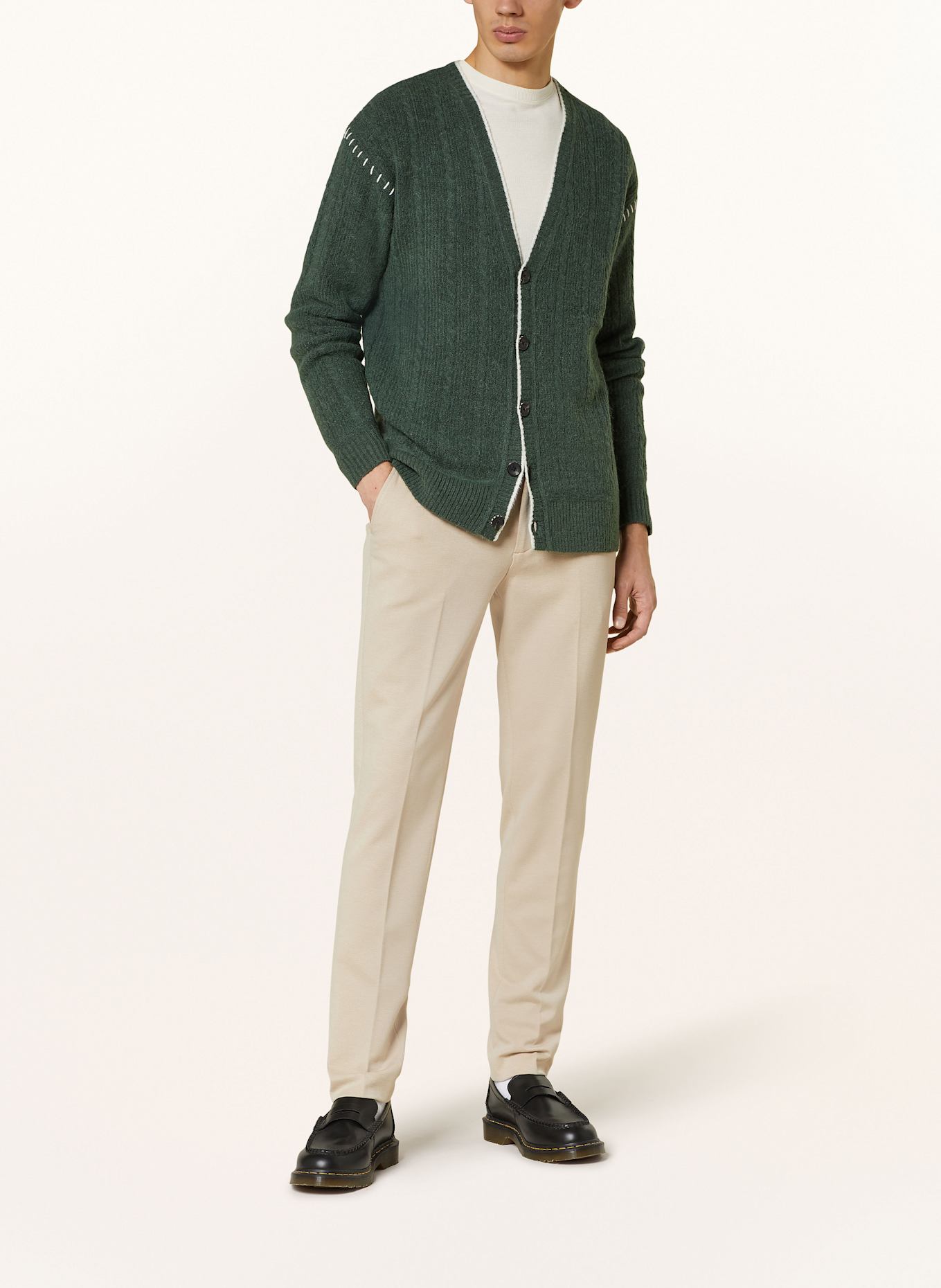 SCOTCH & SODA Strickjacke: DUNKELGRÜN