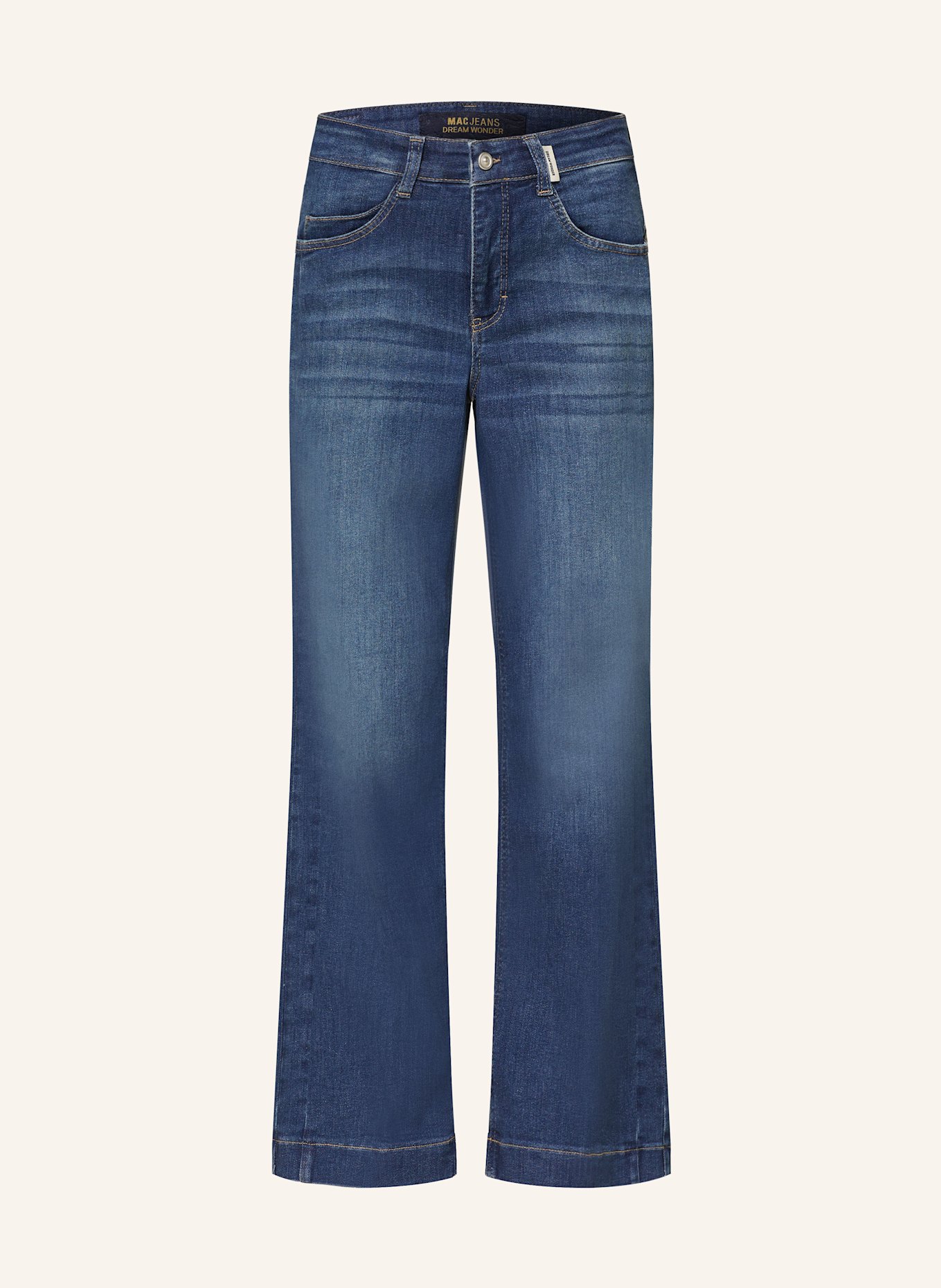 MAC Jeansy flared DREAM WONDER: D614 authentic brilliant blue