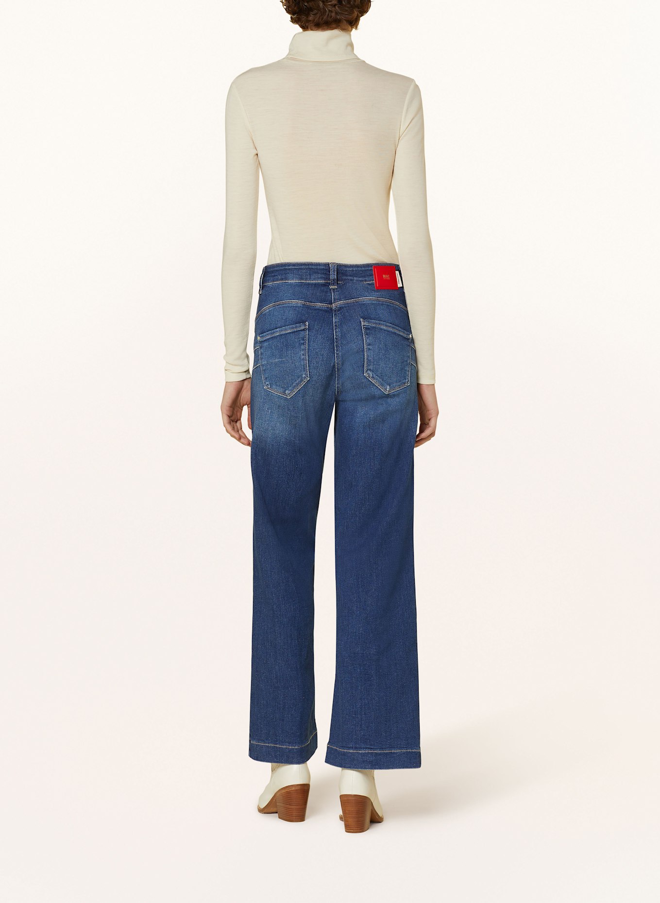 MAC Jeansy flared DREAM WONDER: D614 authentic brilliant blue