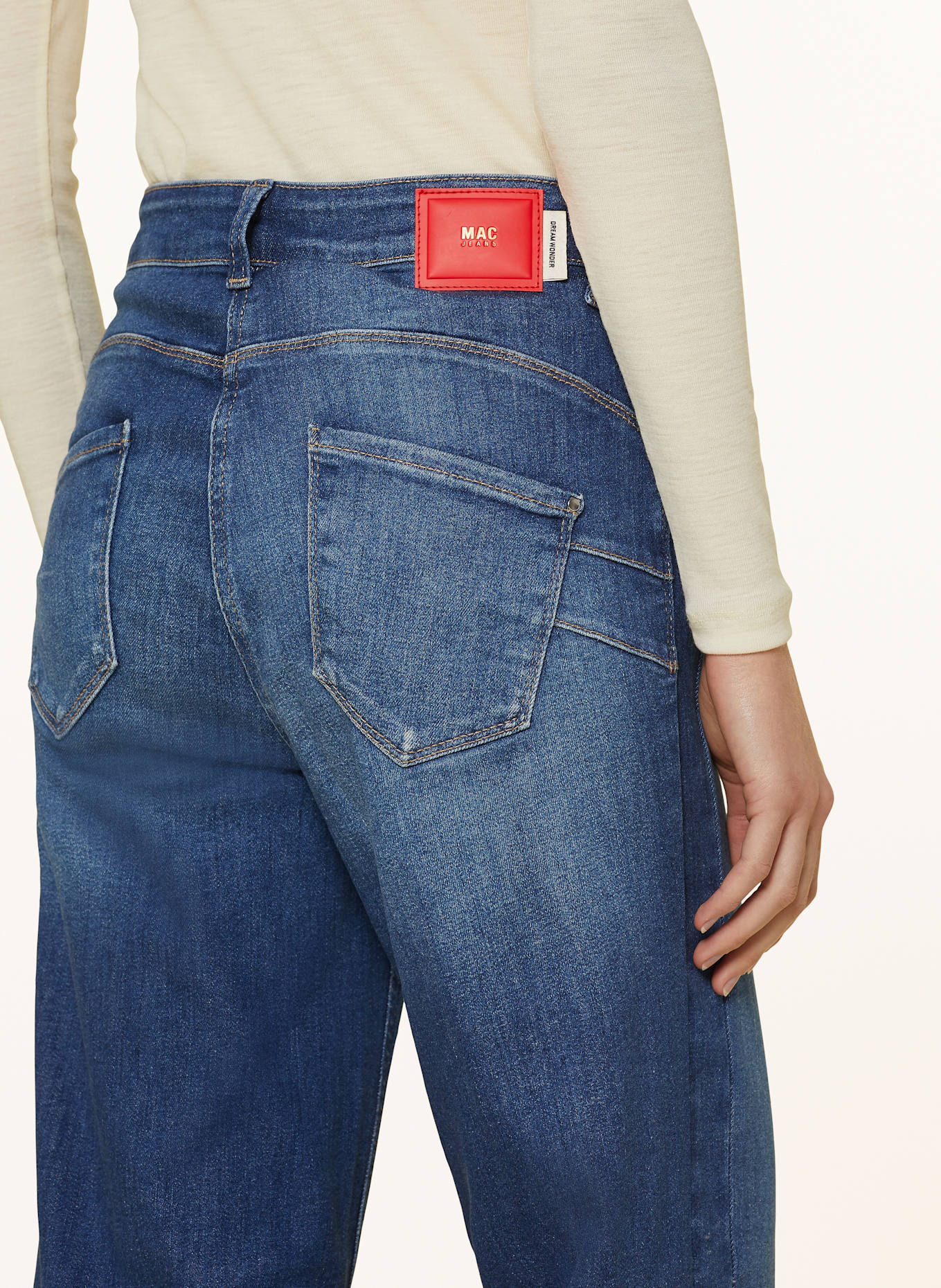 MAC Jeansy flared DREAM WONDER: D614 authentic brilliant blue