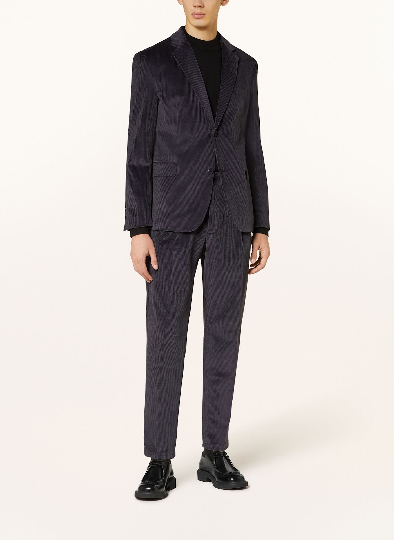 DRYKORN Anzughose CHASY aus Cord Extra Slim Fit: DUNKELBLAU