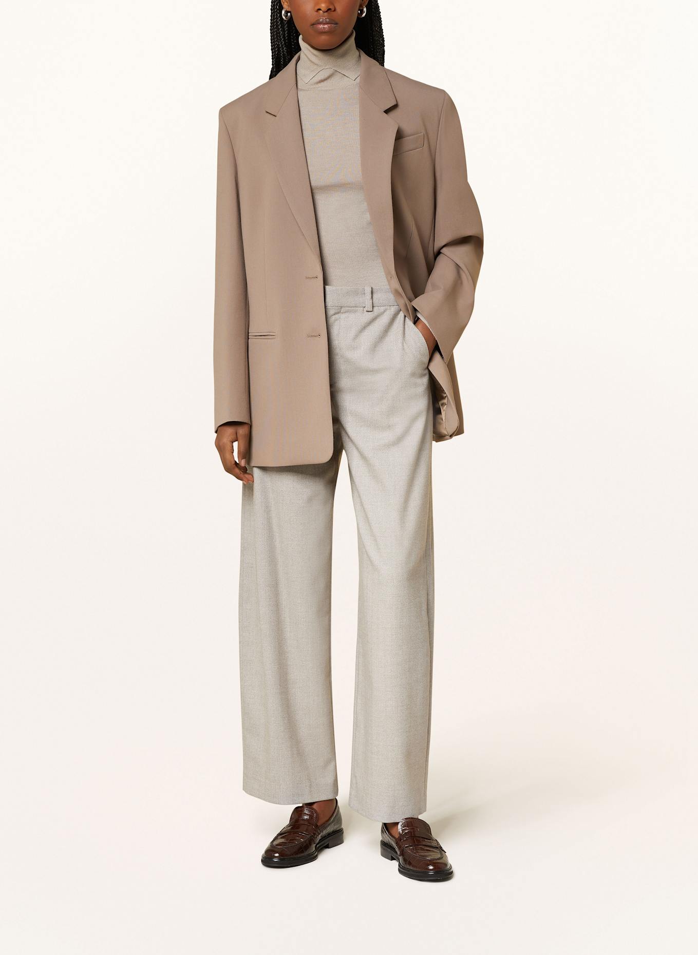 DRYKORN Marlenehose DESK: HELLBRAUN